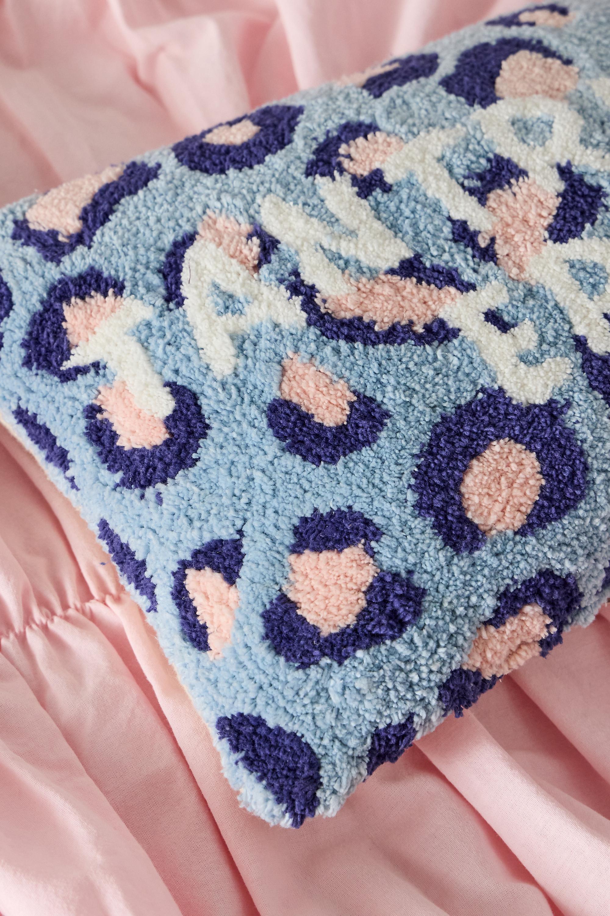 Blue Tantrum Era Tufted Cushion, BLUE, large image number 1