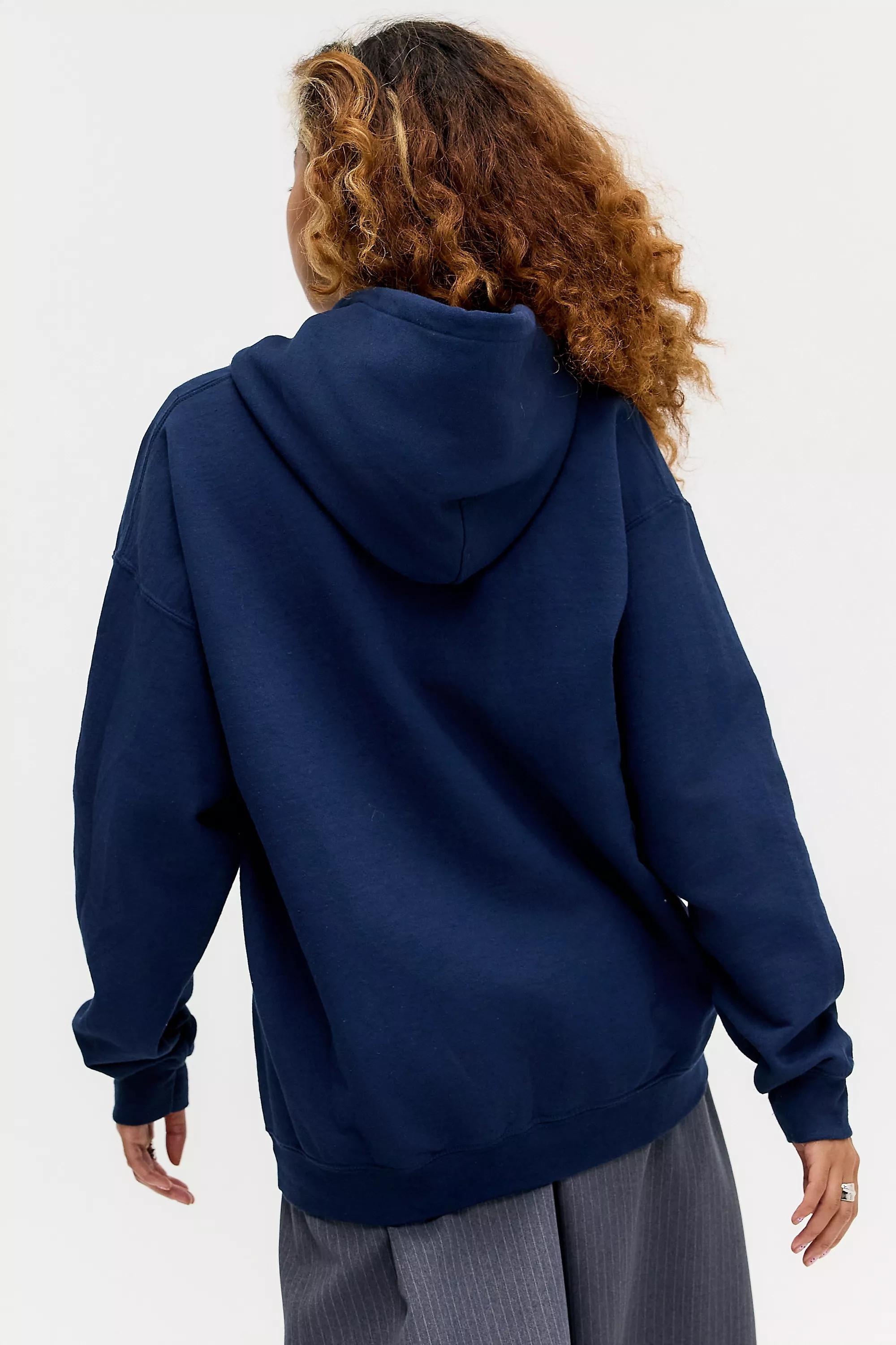 Navy iets frans... Washed Navy Hoodie, NAVY, large image number 3