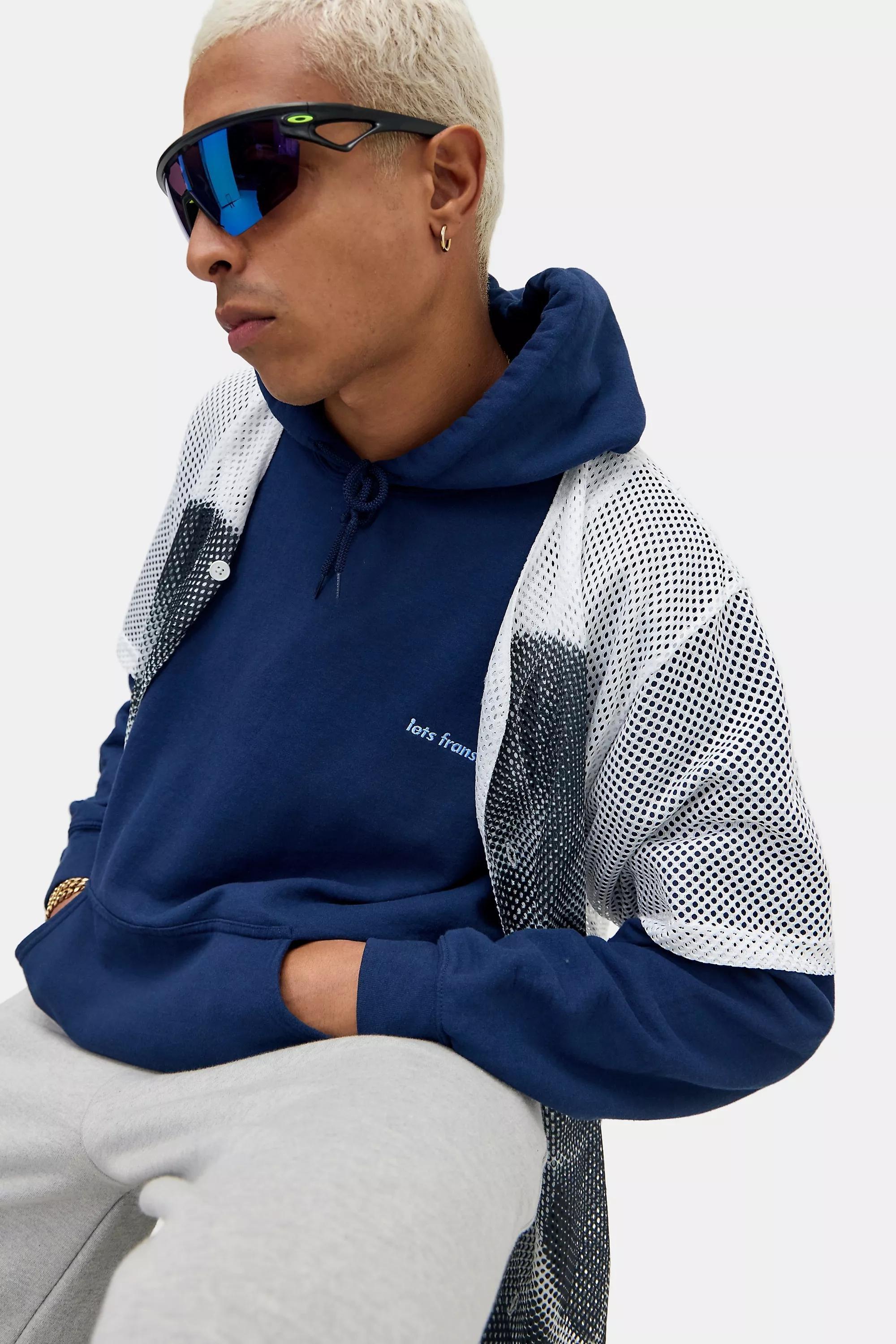 Navy iets frans... Washed Navy Hoodie, NAVY, large image number 4