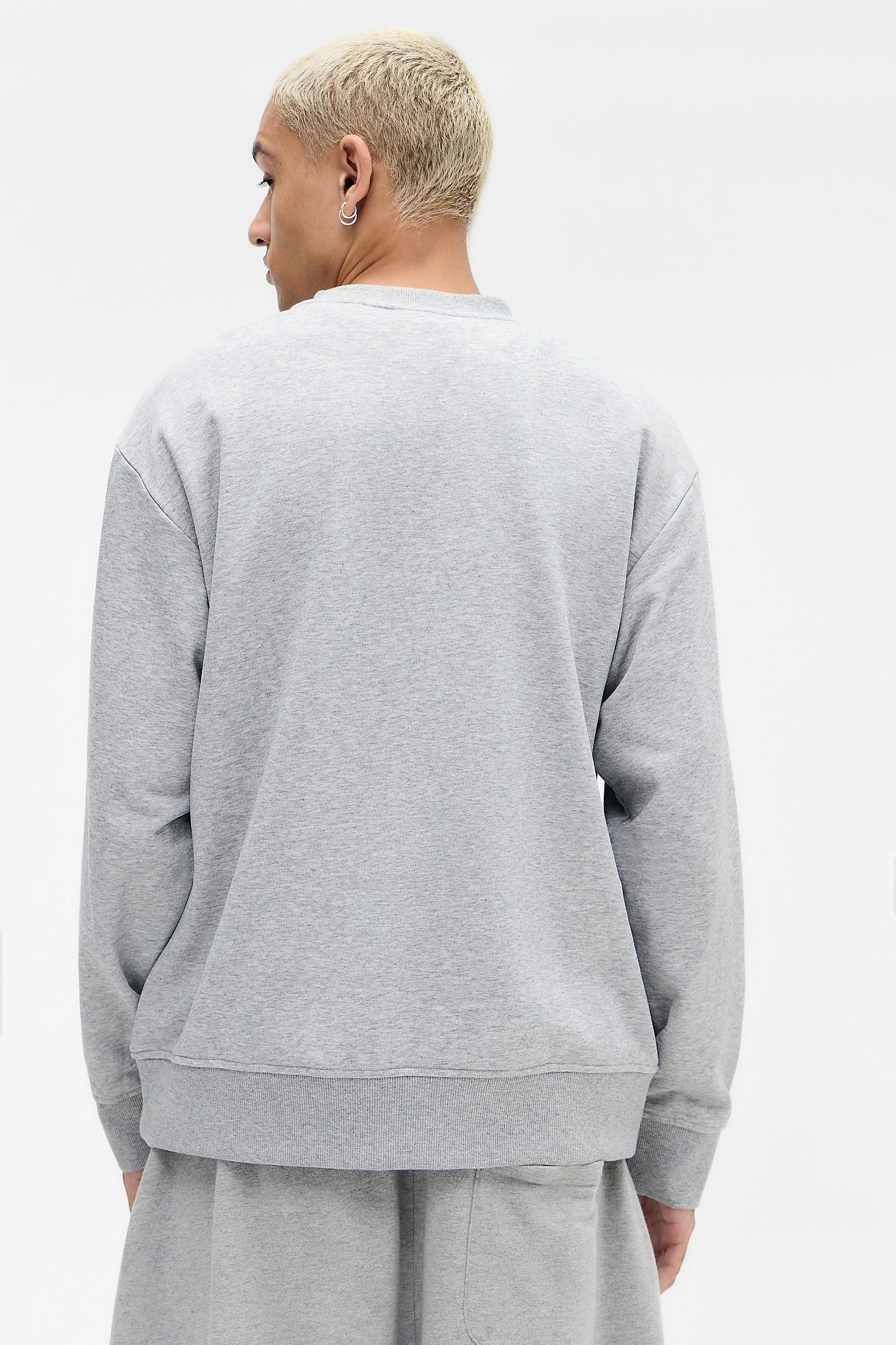 Grey Uo Crew Neck Sweatshirt, GREY, large image number 3