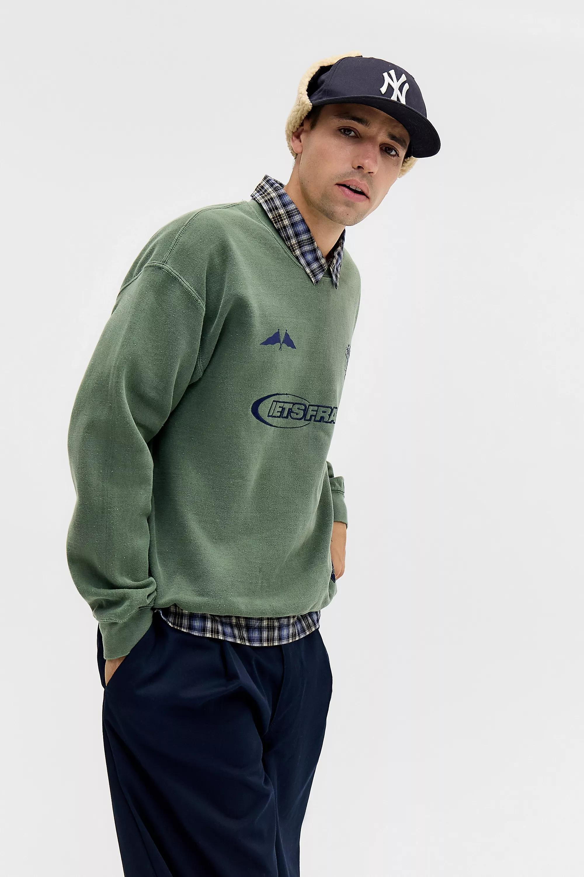 Green iets frans... Football Sweatshirt, GRN, medium