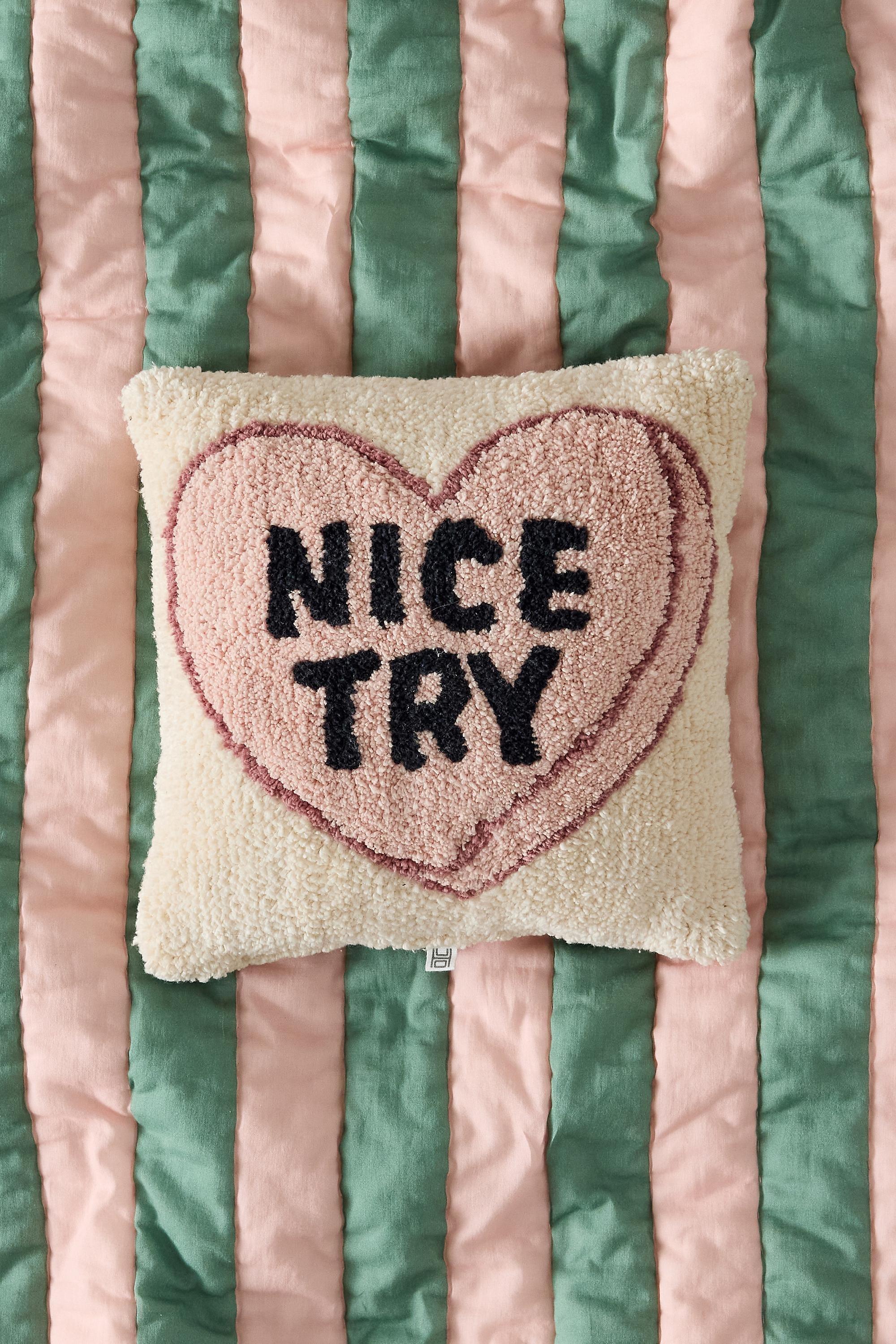 NEUTRAL Nice Try Tufted Mini Cushion, NEUTR, large image number 0