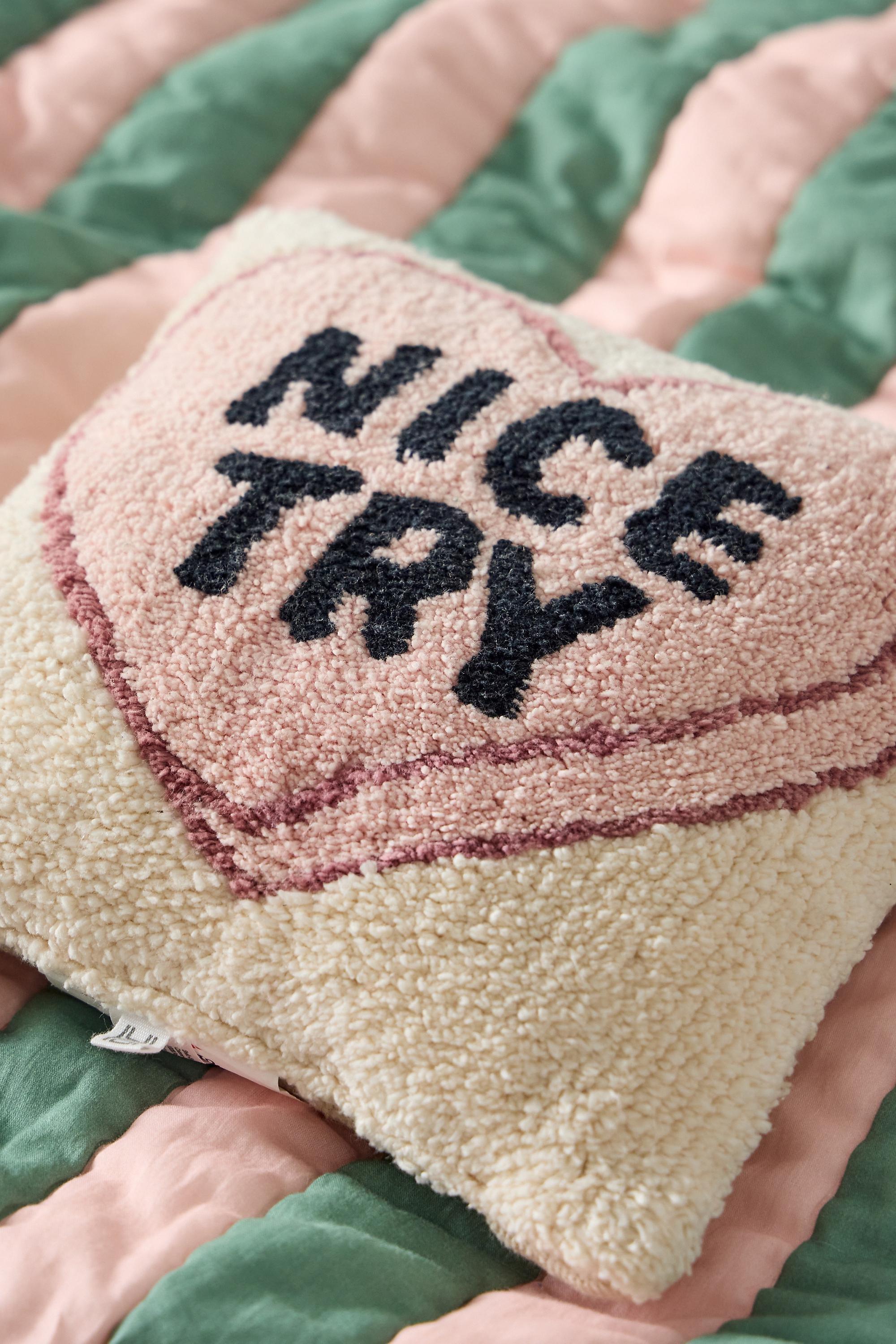 NEUTRAL Nice Try Tufted Mini Cushion, NEUTR, large image number 1