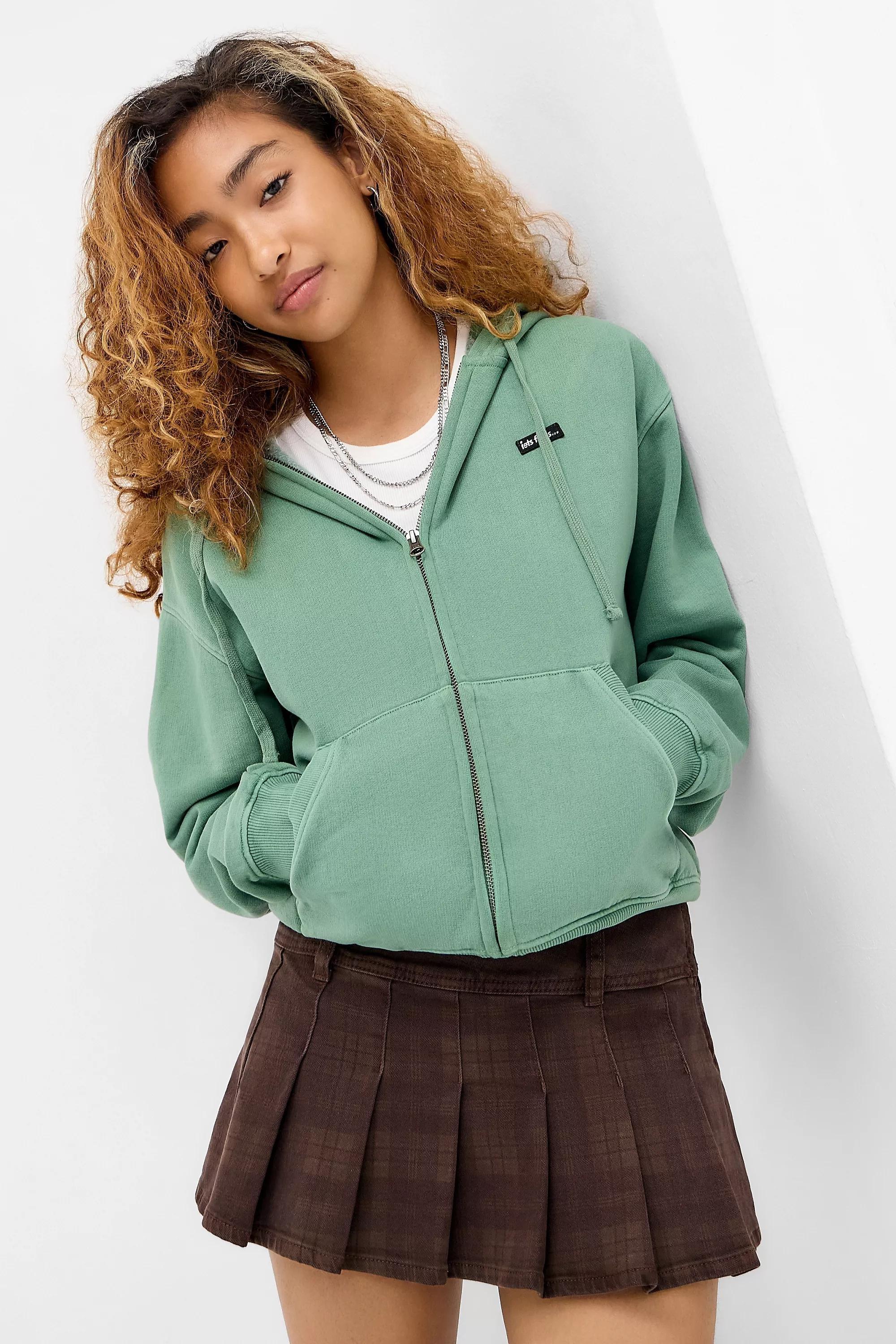Green Iets Frans... Silas Zip-Through Hoodie, GRN, medium