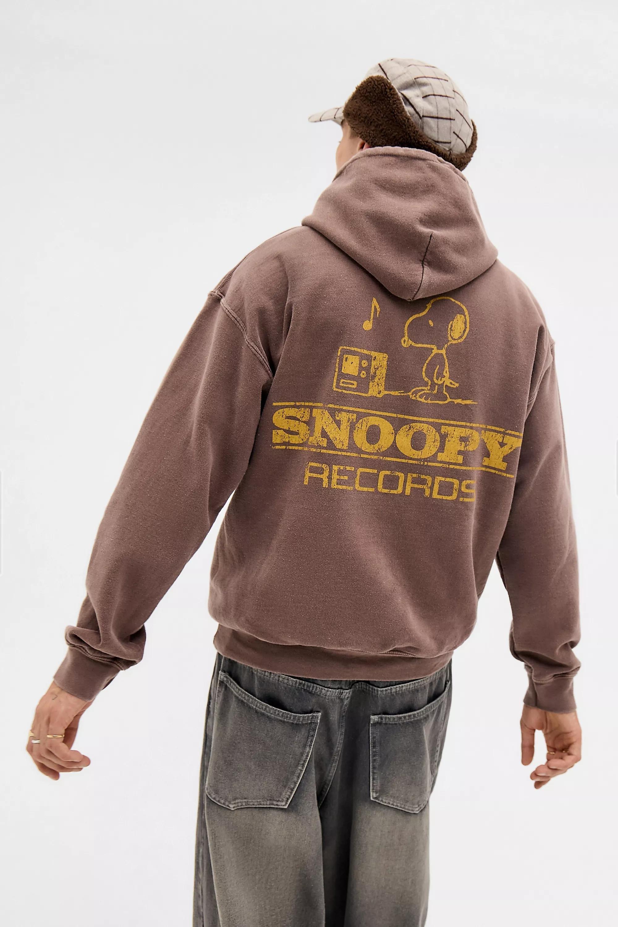 Brown Uo Snoopy Hoodie, BRN, medium