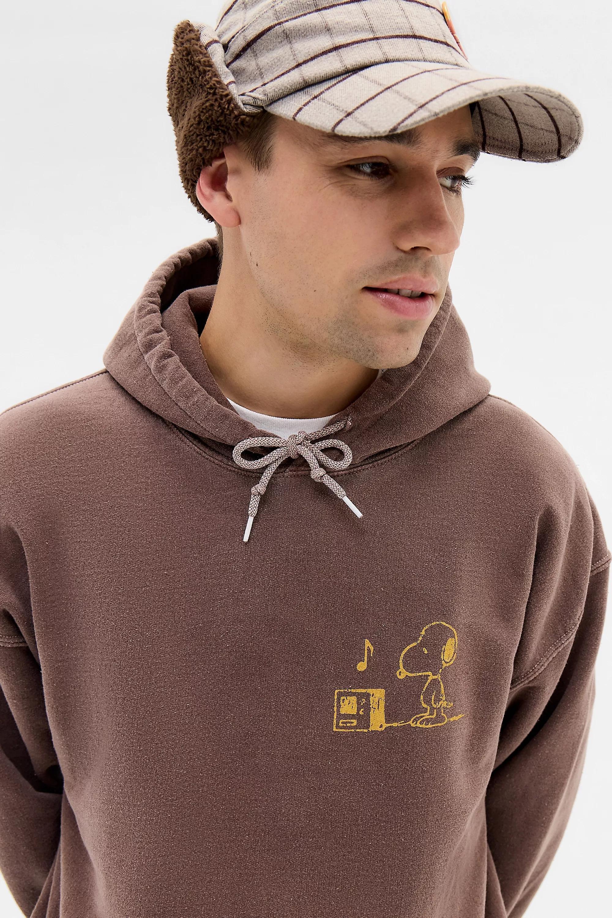 Brown Uo Snoopy Hoodie, BRN, large image number 1
