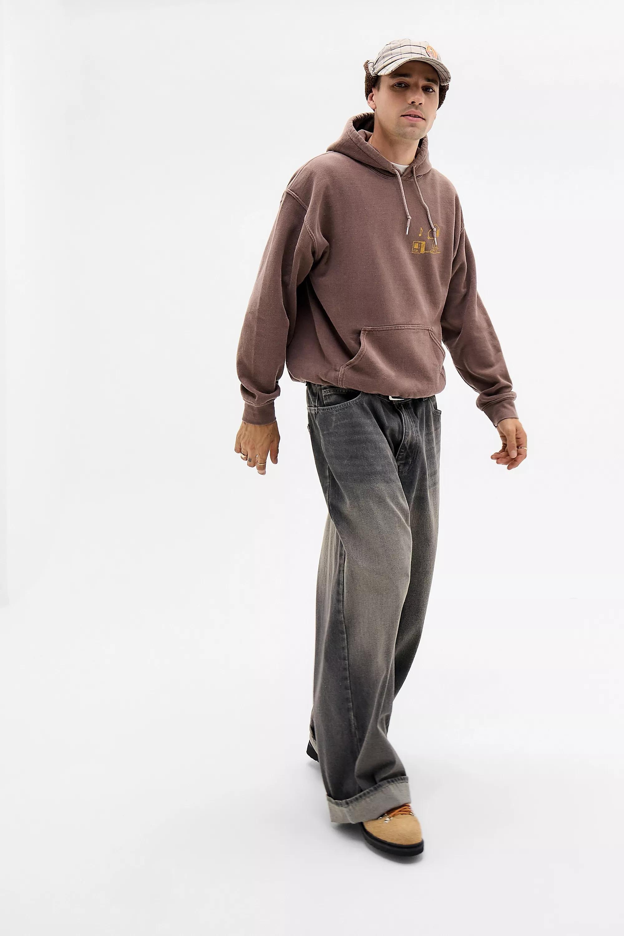 Brown Uo Snoopy Hoodie, BRN, large image number 2