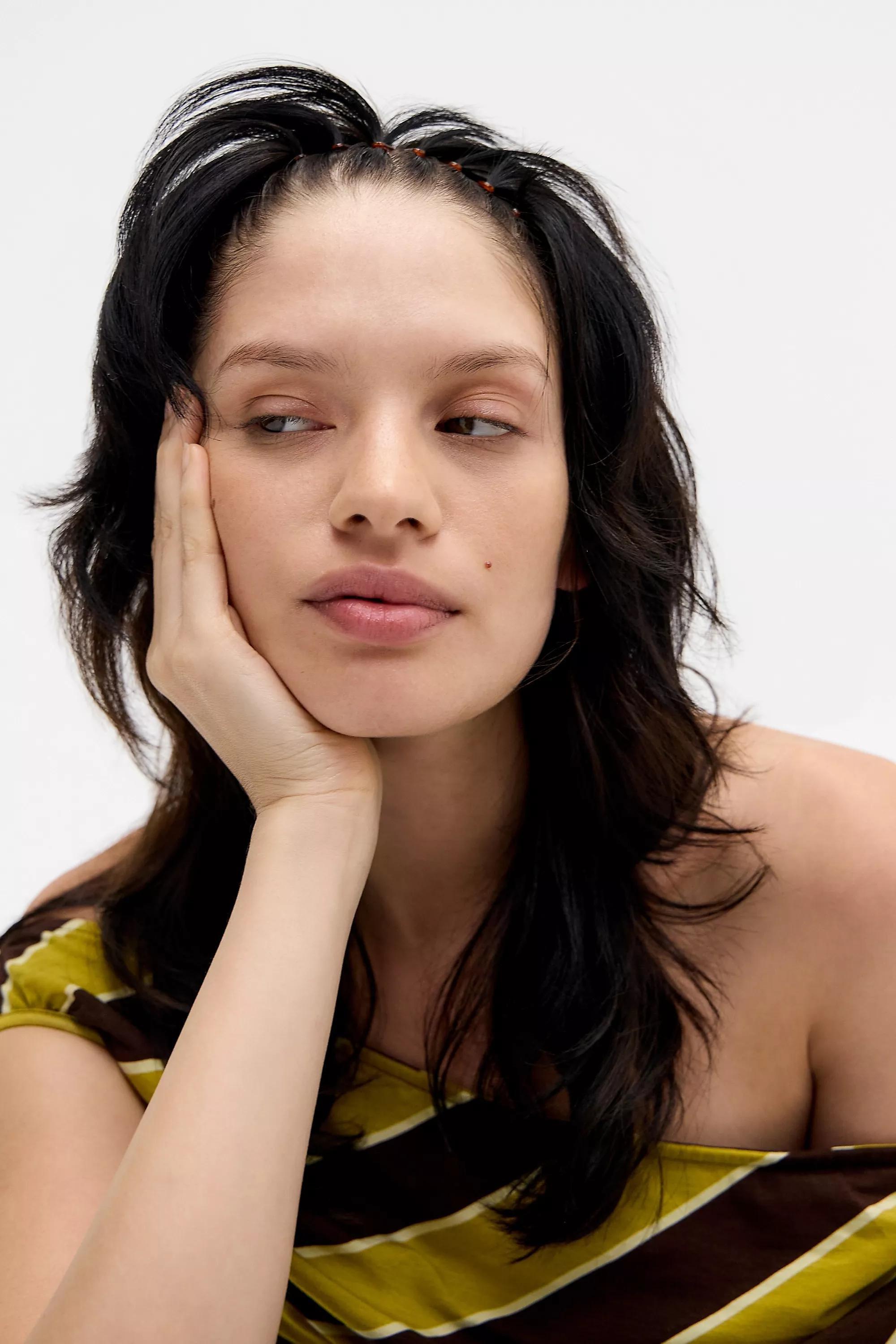 Brown Comb Headband, Set Of 2, BRN, medium