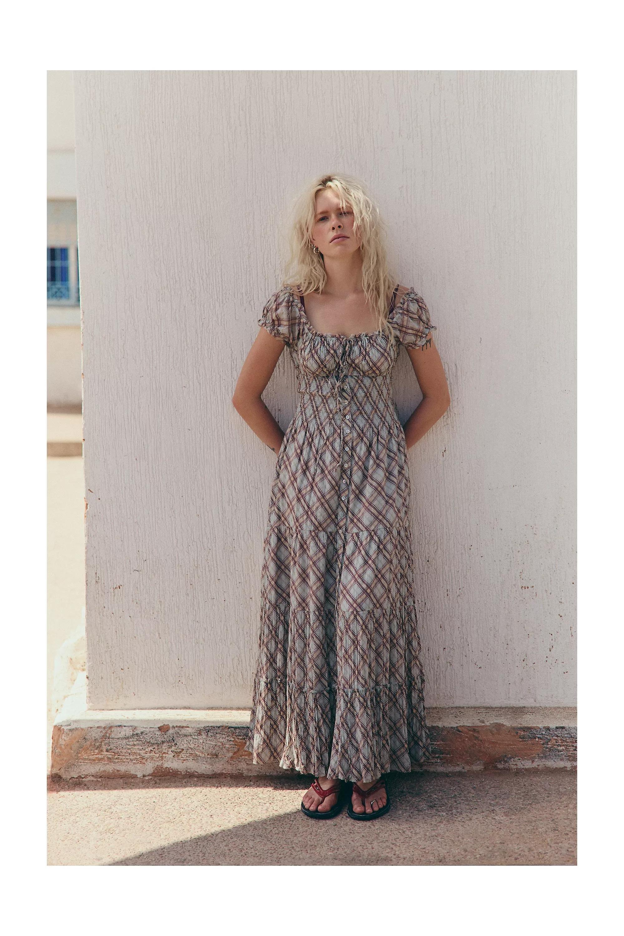 Blue Kimchi Blue Samira Prairie Maxi Dress, BL MOTIF, large image number 0