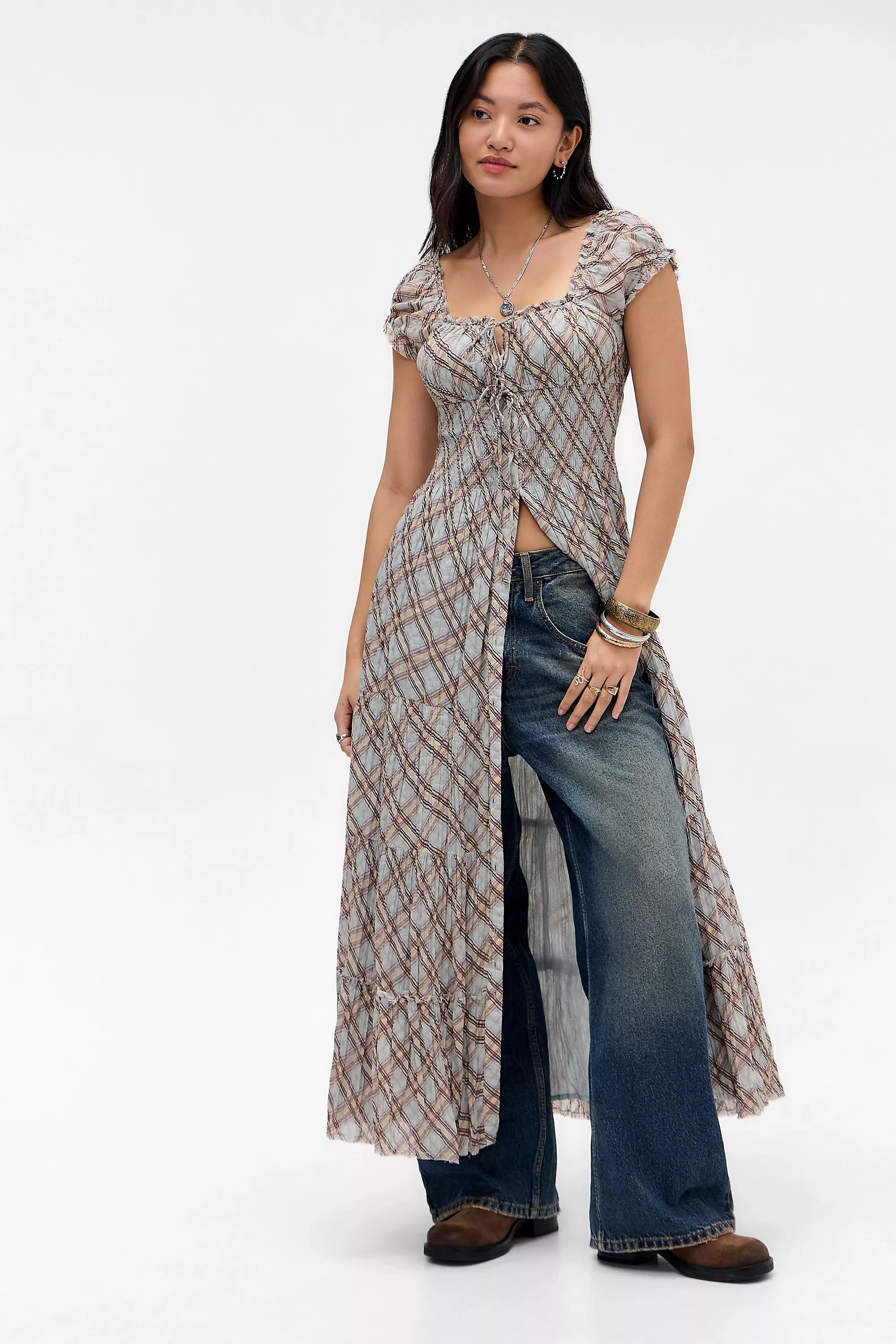 Blue Kimchi Blue Samira Prairie Maxi Dress, BL MOTIF, large image number 1