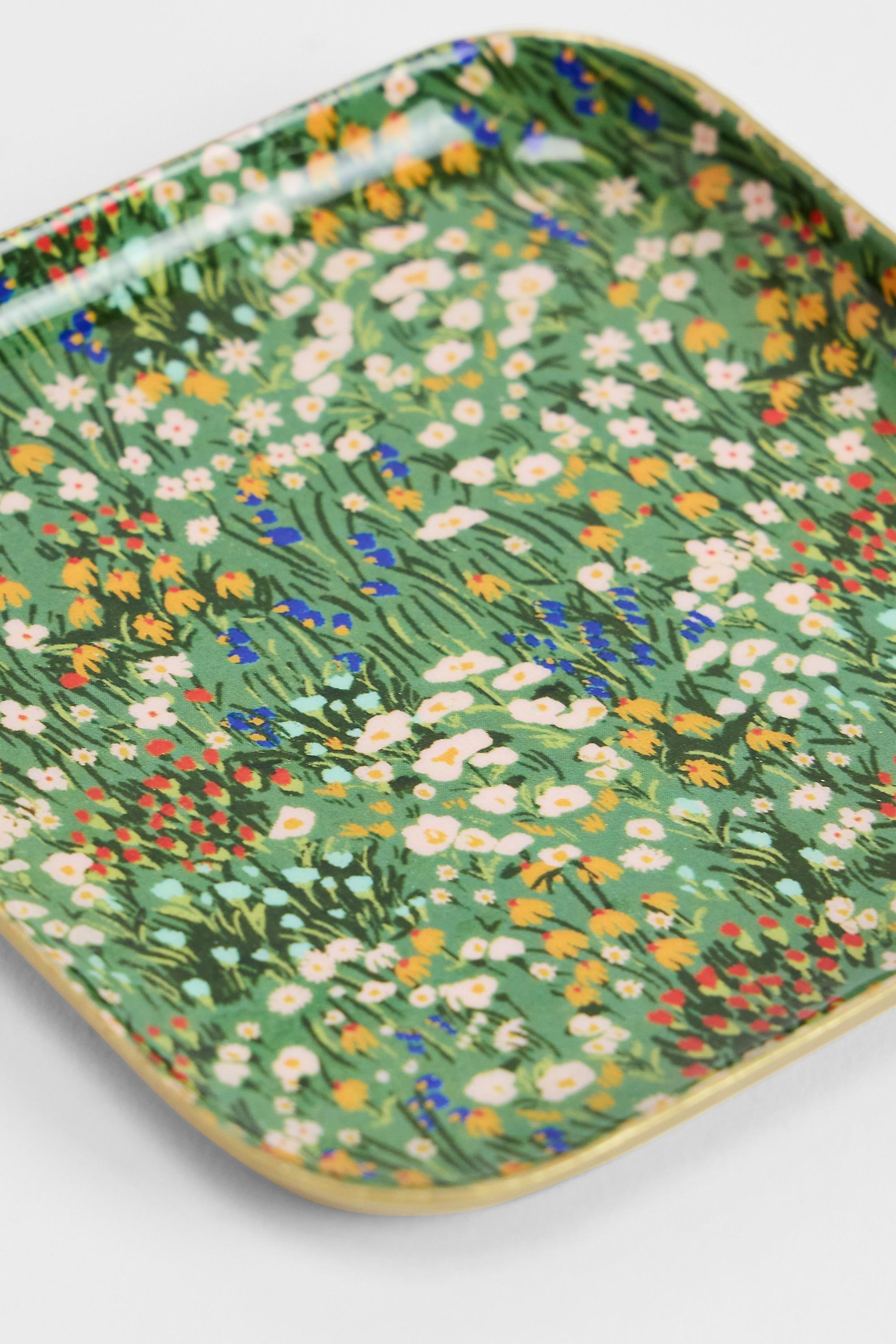 Multicolour Anette Floral Garden Trinket Dish, ASSORT, medium