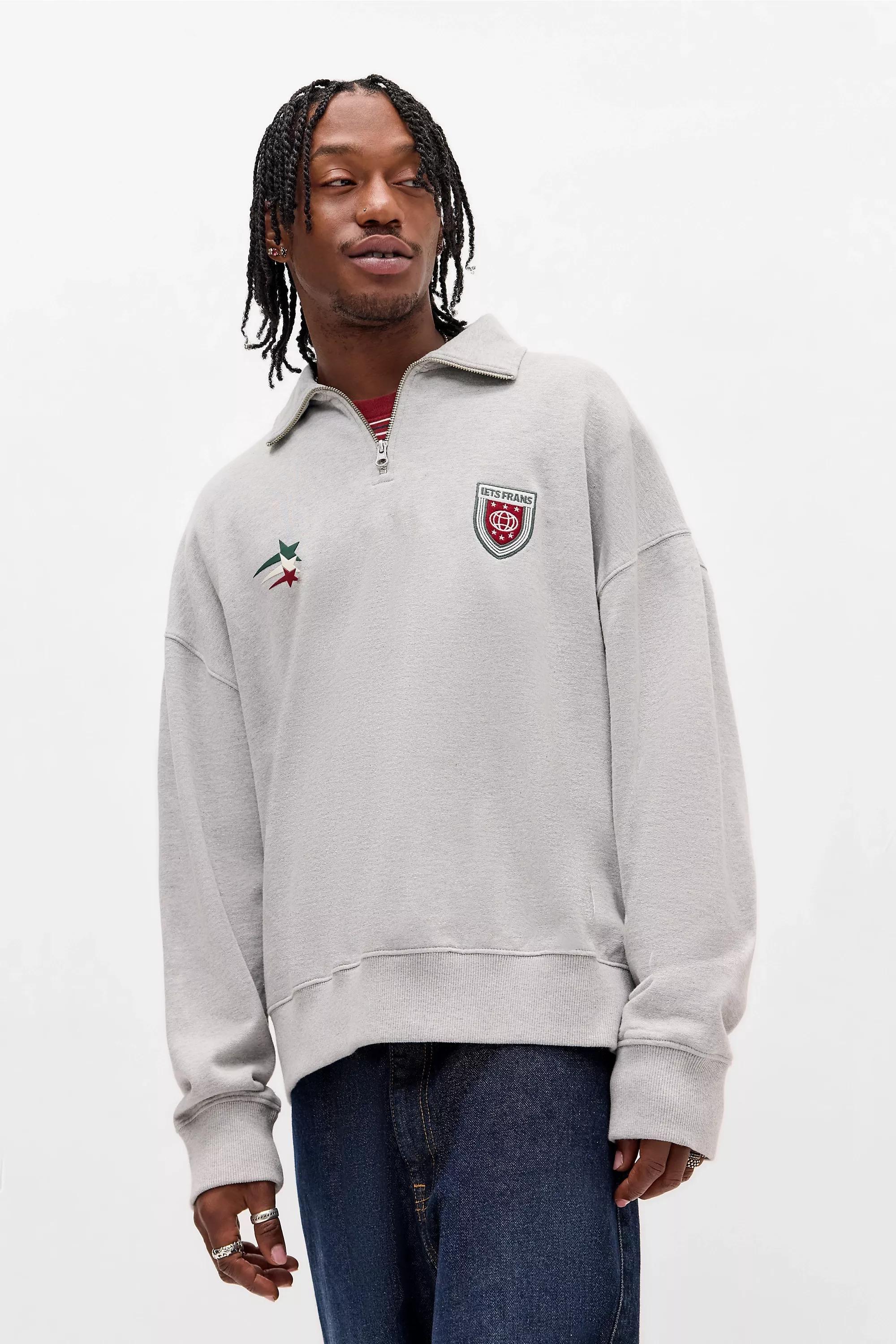 Grey iets frans&hellip; Badge Sweatshirt, GREY, large image number 0