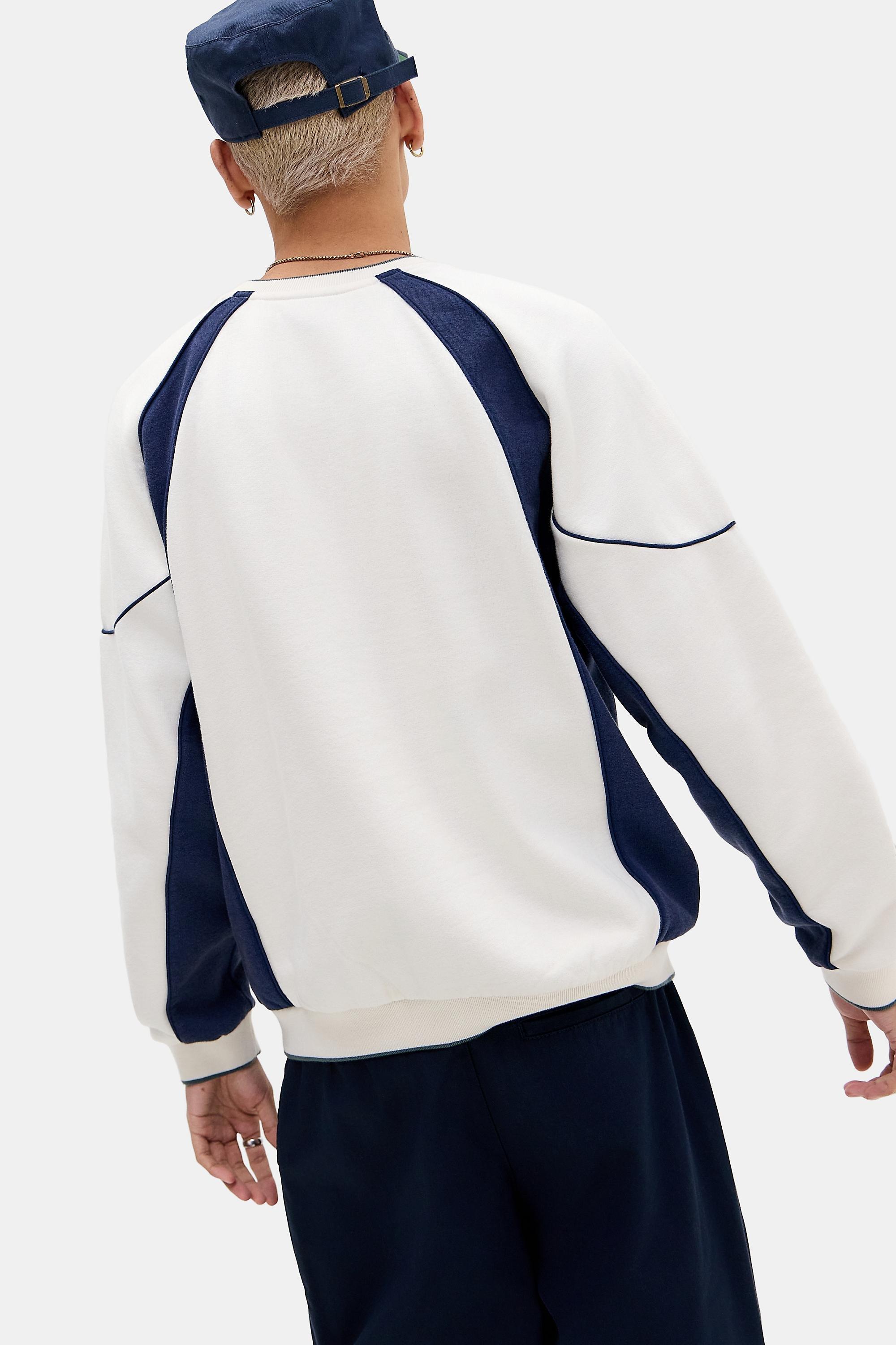 Beige iets frans...Panel Sport Sweatshirt, CREME, large image number 3