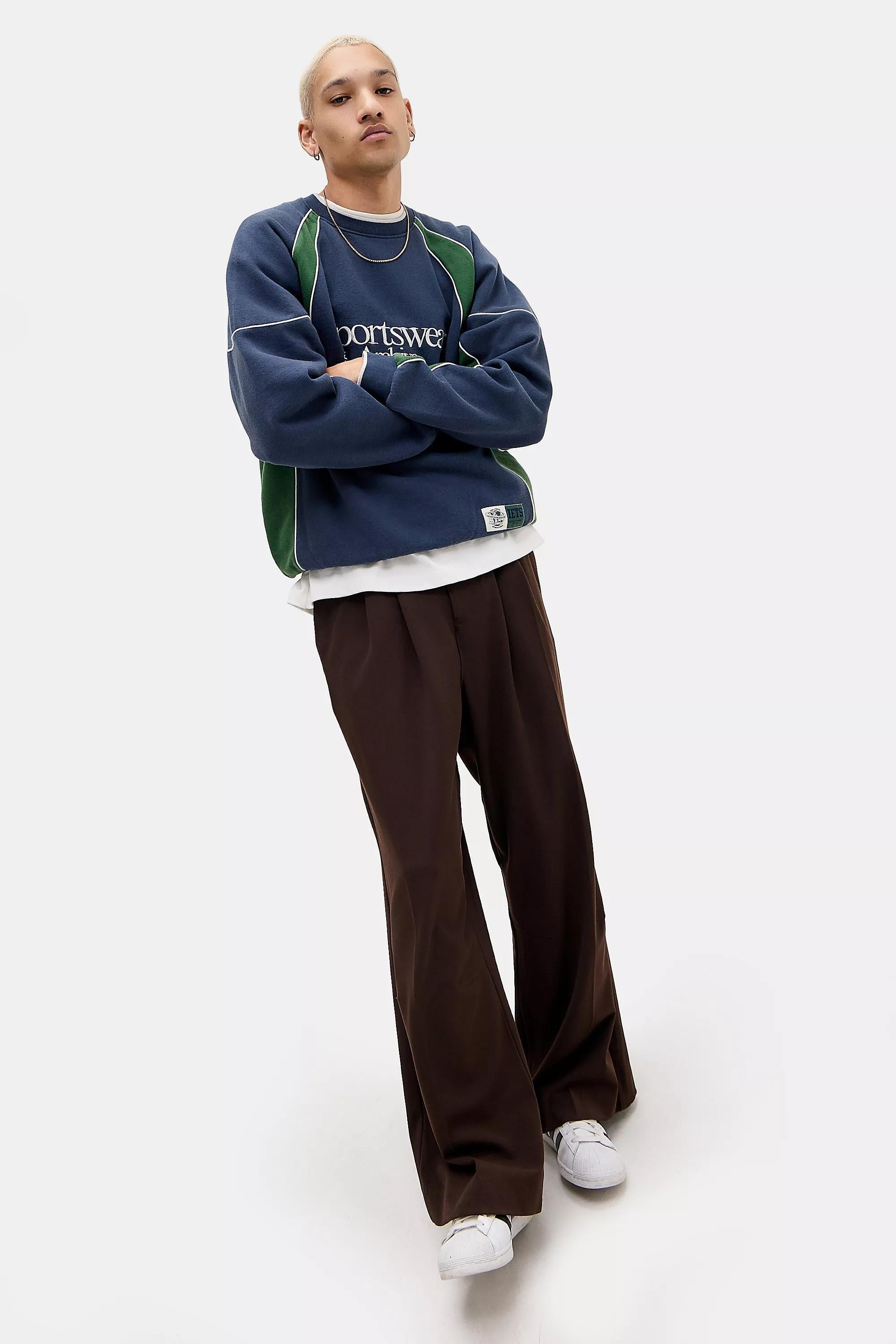 Navy iets frans... Sporty Panel Sweatshirt, NAVY, large image number 2