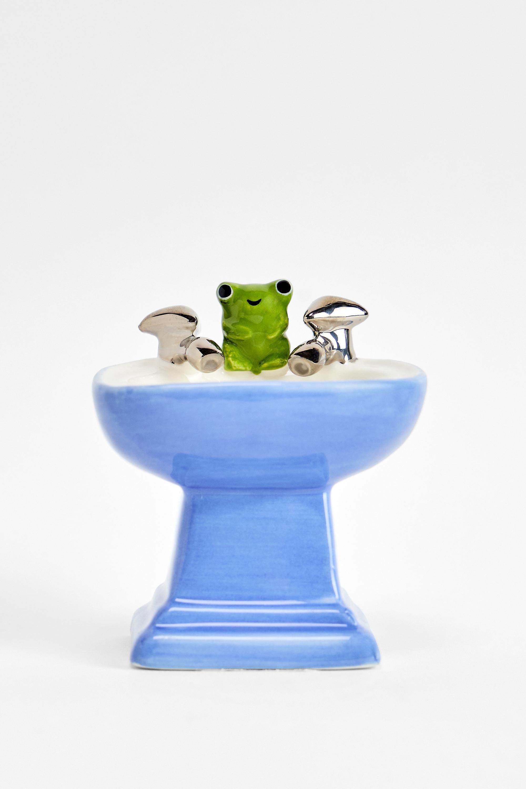 Blue Mini Sink Trinket Tray, BLUE, medium