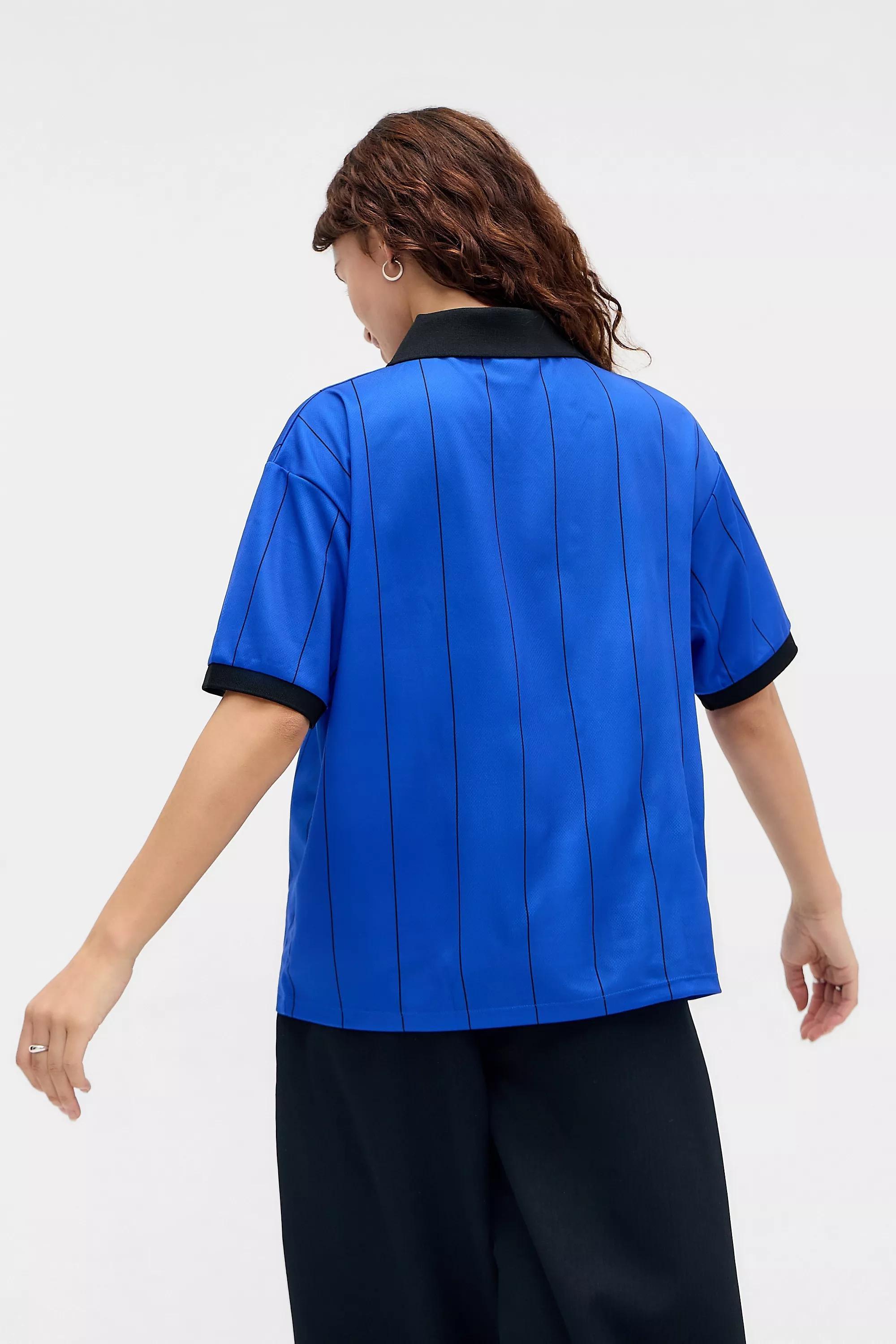 Blue Uo Classic Sport Short Sleeve Football Top, BLUE, large image number 3