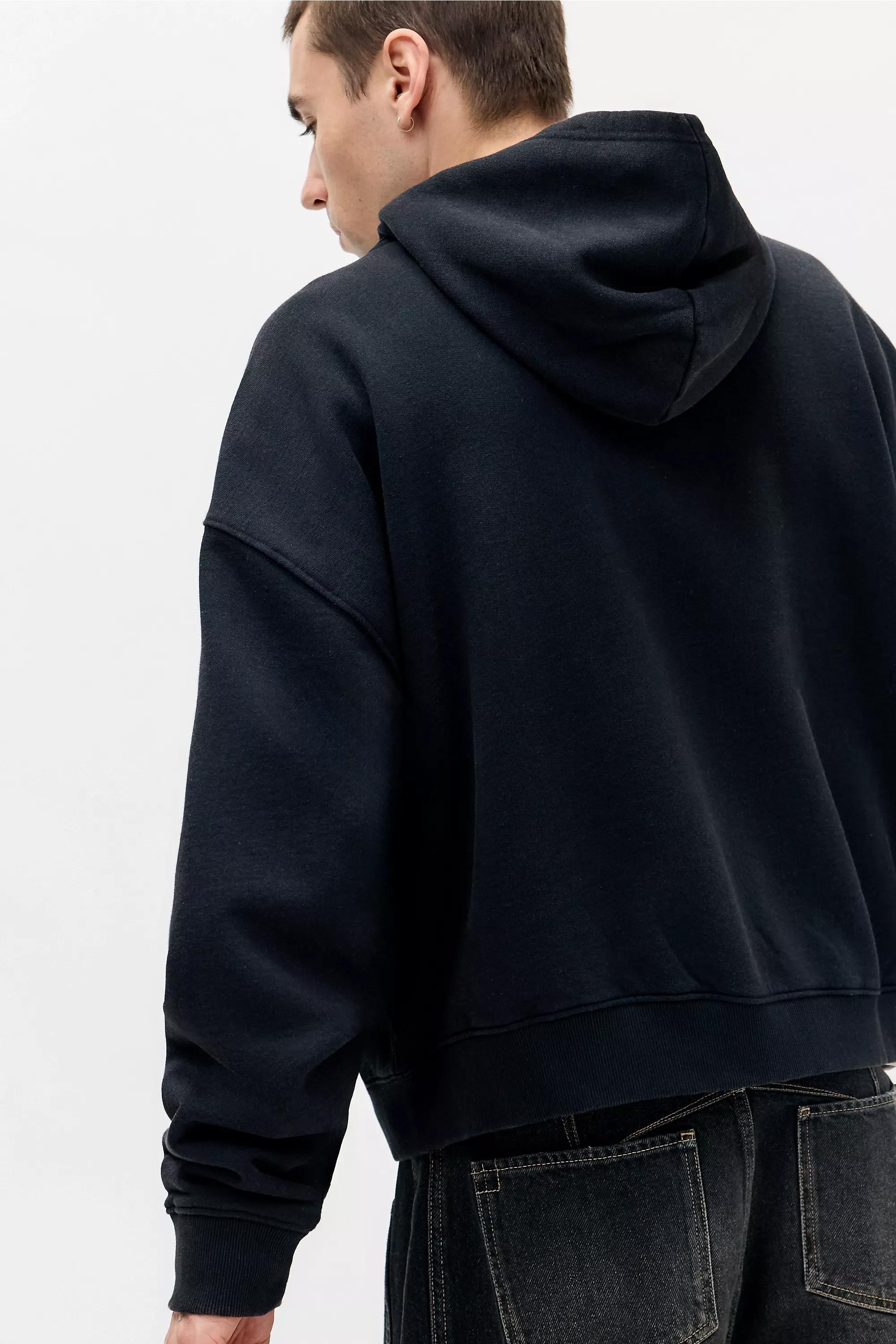 Black ites frans... Sportswear Zip-Through Hoodie, BLK, large image number 3