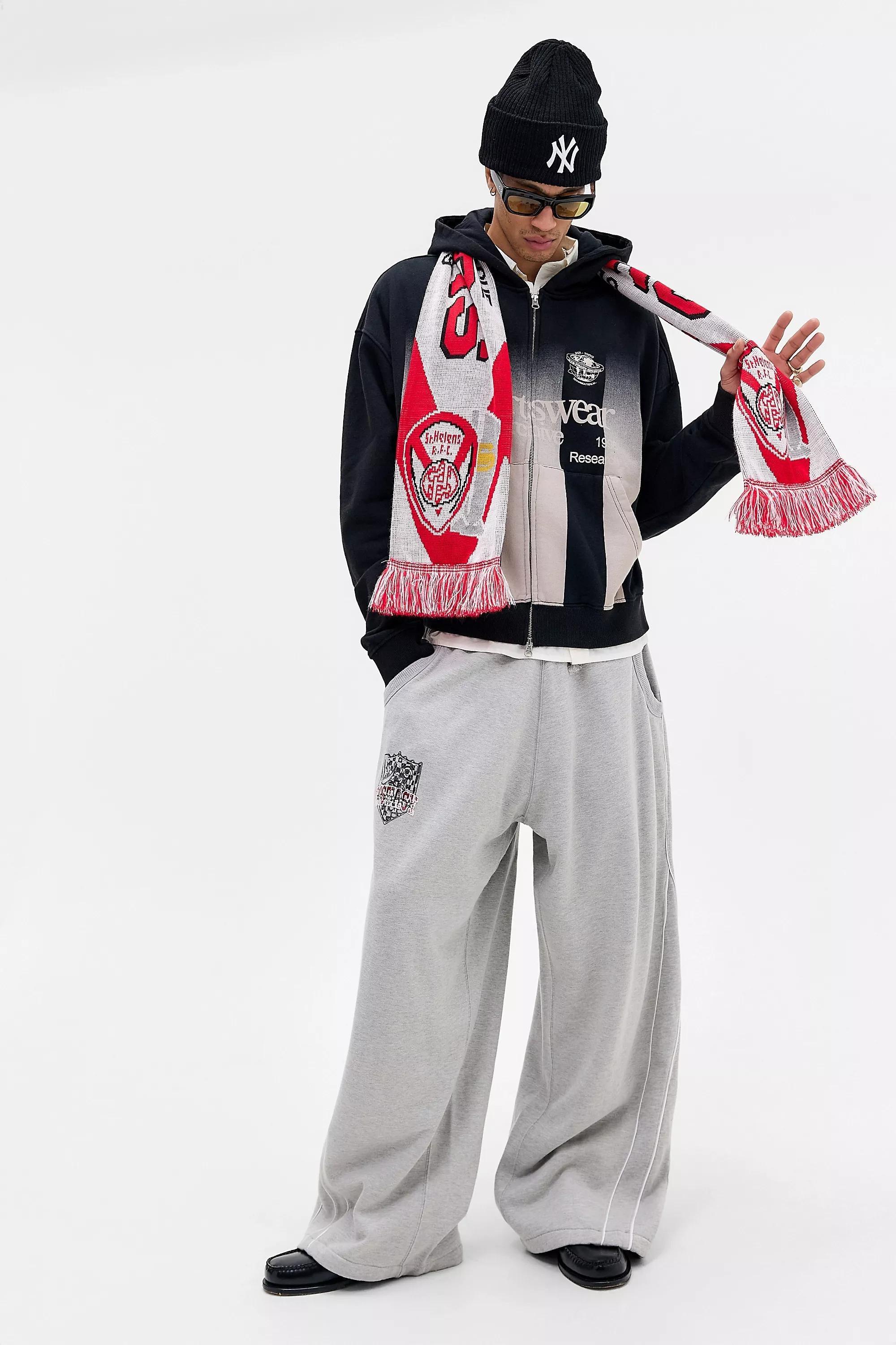 Black ites frans... Sportswear Zip-Through Hoodie, BLK, large image number 5