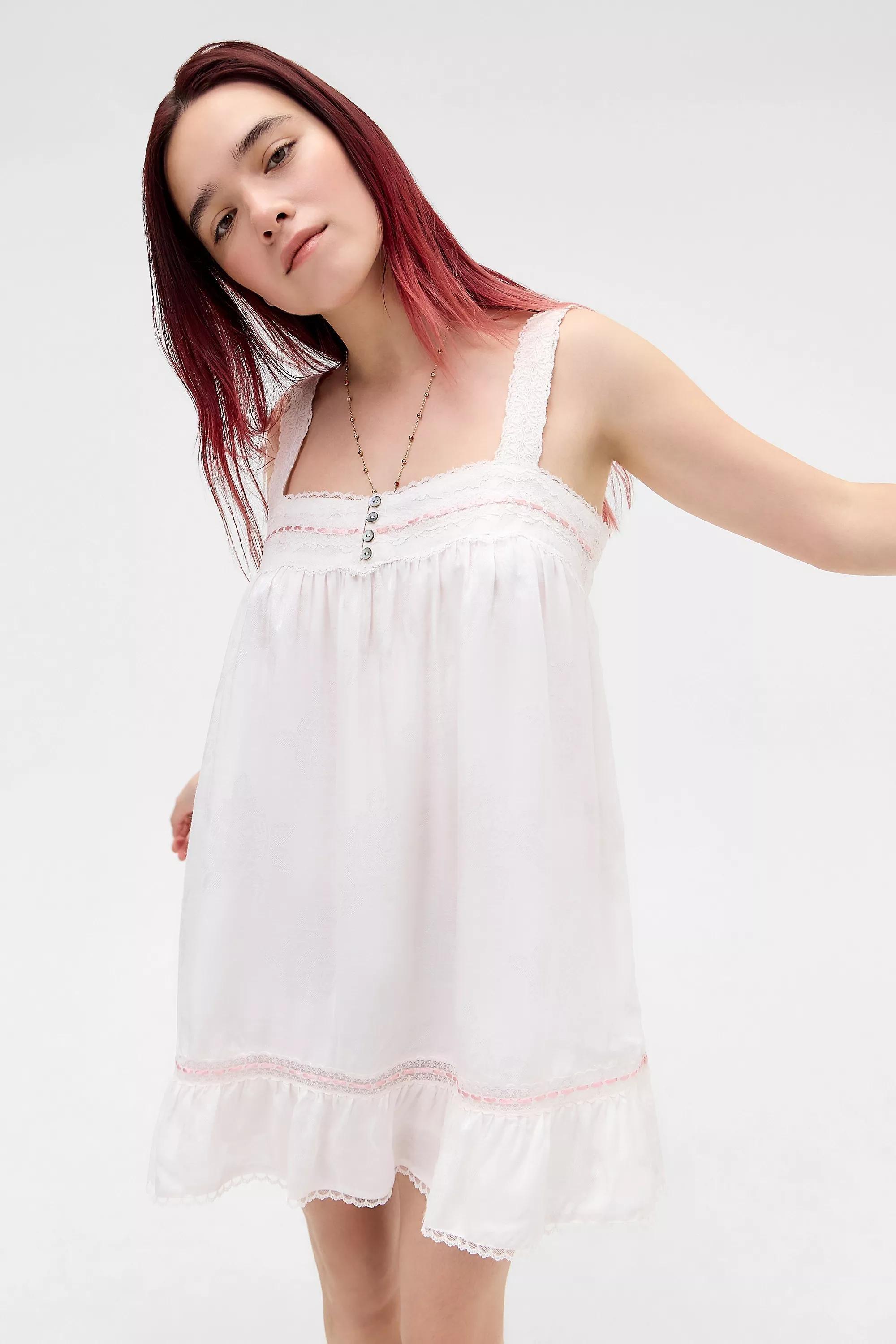 Pink Light Before Dark Frida Prarie Dress, PINK, large image number 1