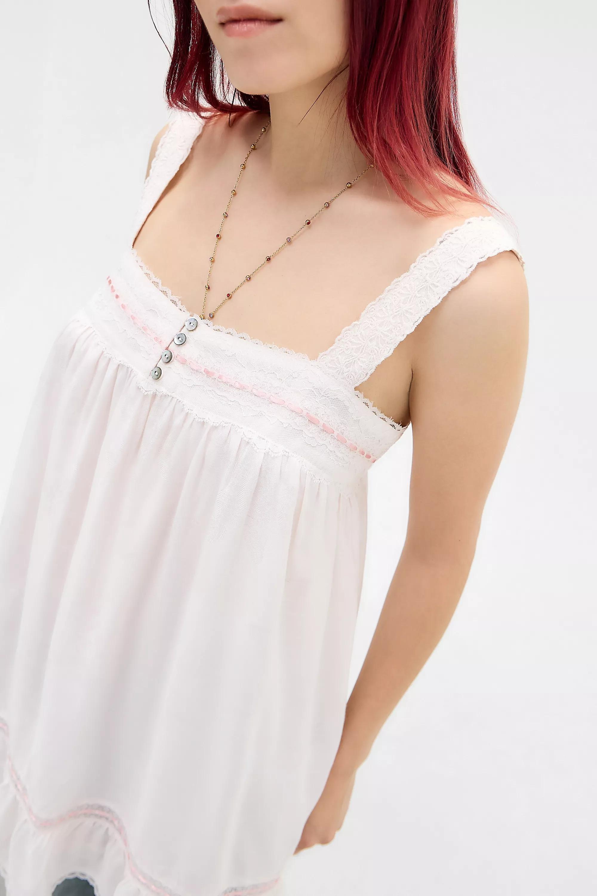 Pink Light Before Dark Frida Prarie Dress, PINK, large image number 2