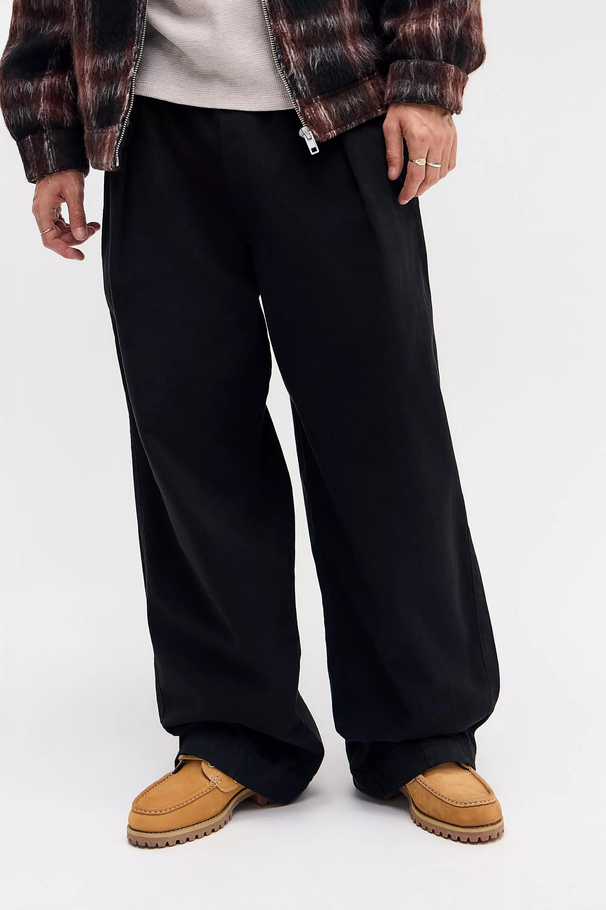 Black Bdg Bobbi Twill Trousers, BLK, large image number 0