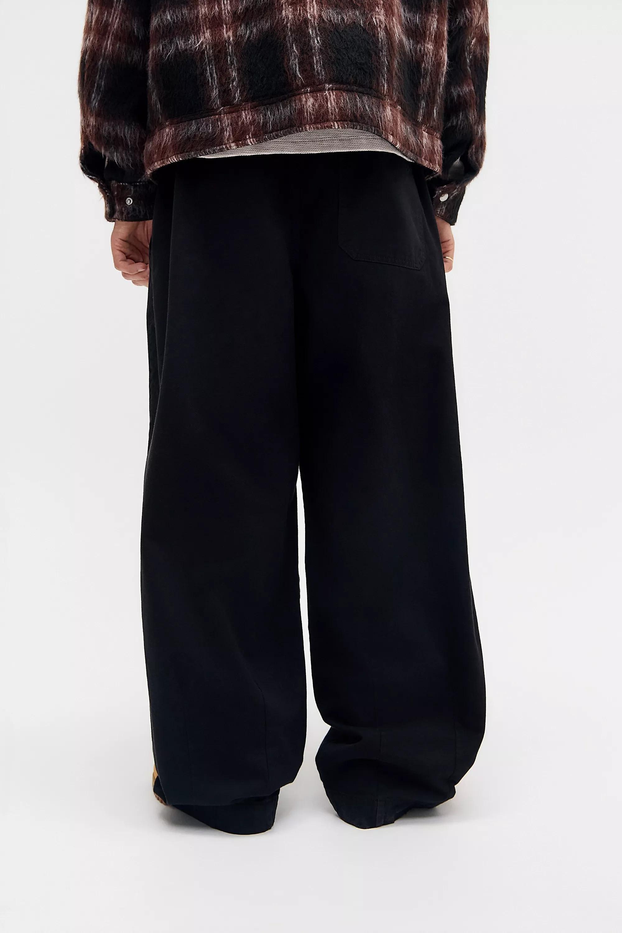 Black Bdg Bobbi Twill Trousers, BLK, large image number 2