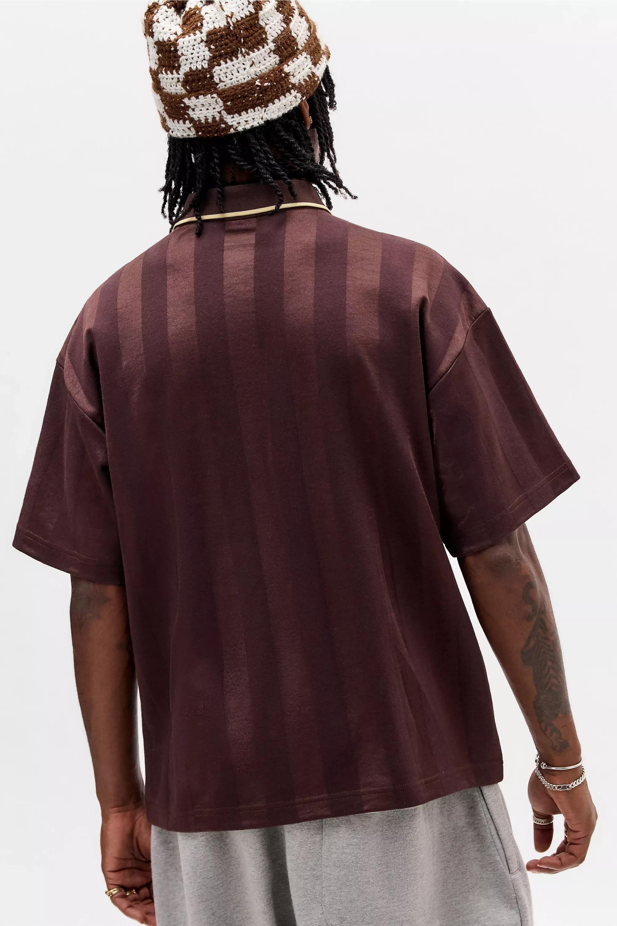 BROWN iets frans... Brown Short Sleeve Football T-Shirt, BRN, large image number 3