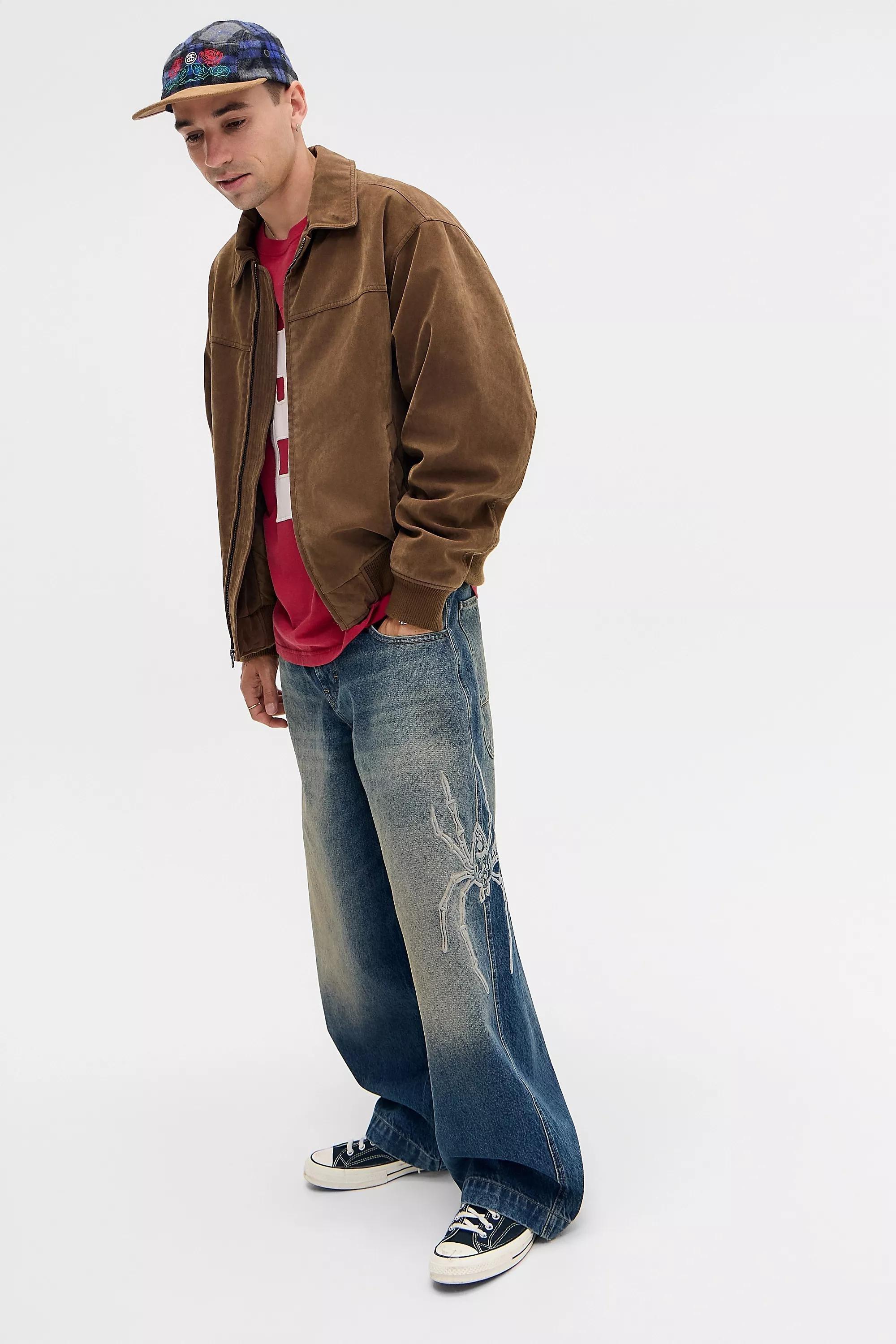 Blue Bdg Vintage Wash Neo Skate Spider Jeans, BLUE, large image number 1