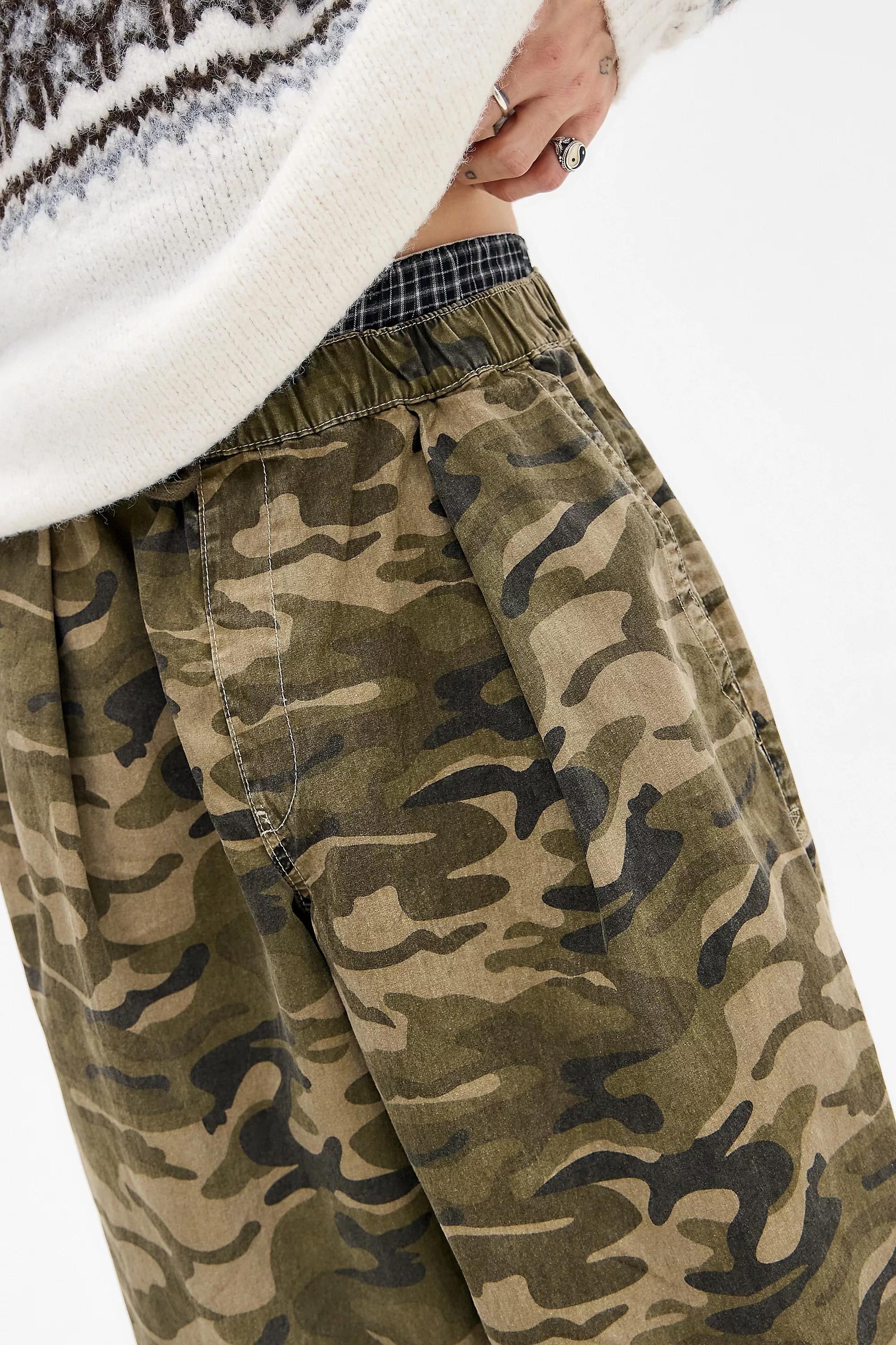 Multicolour Bdg Bobbi Camo Cocoon Trousers, ASSORT, medium