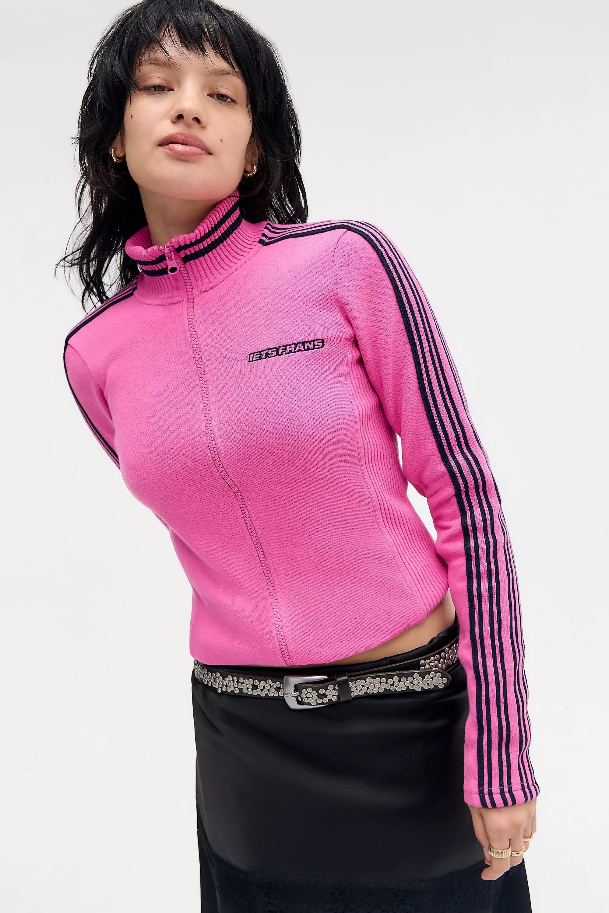 Pink Iets Frans... Trip Track Top, PINK, large image number 0