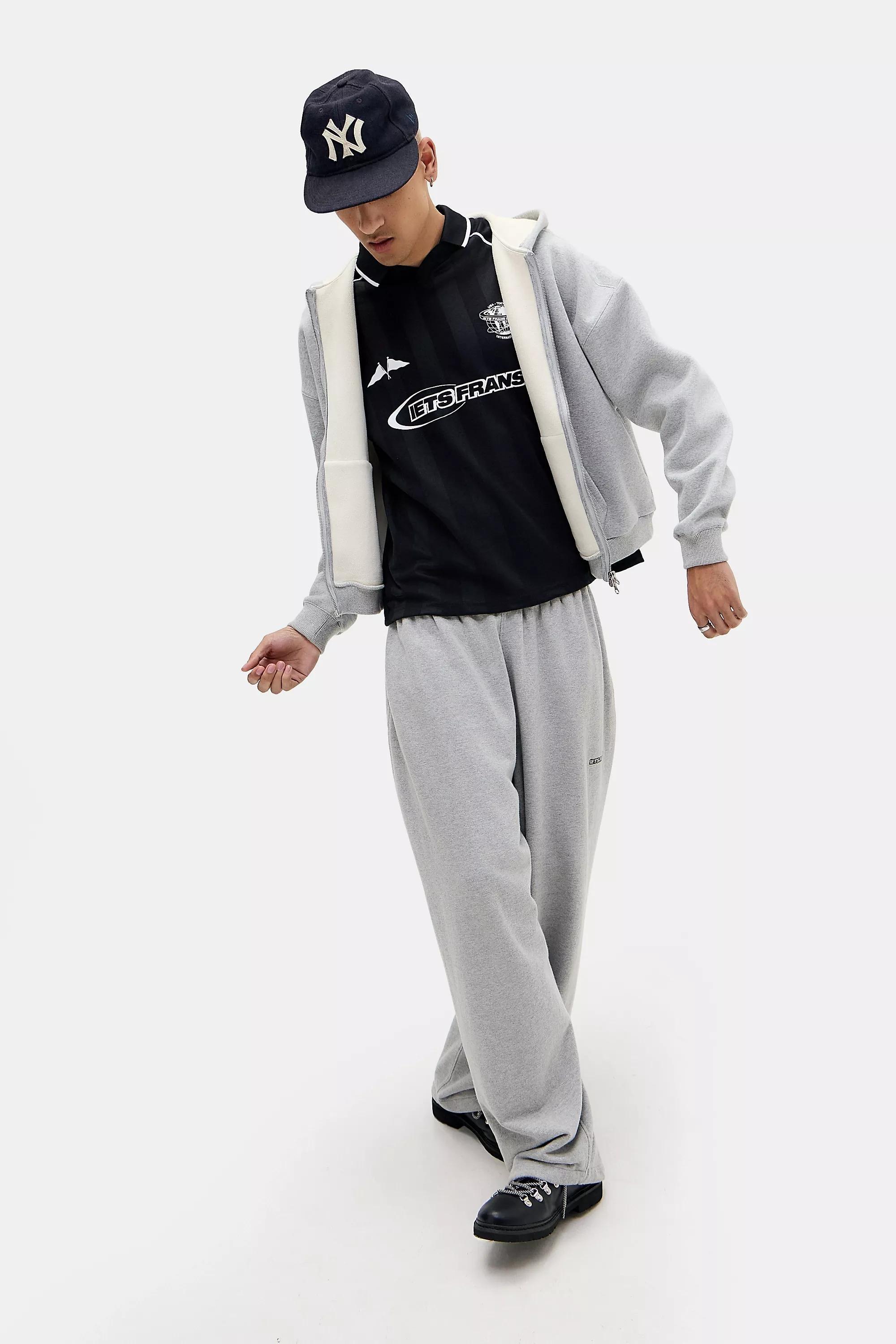 Black iets frans... Long Sleeve Football Shirt, BLK, large image number 2