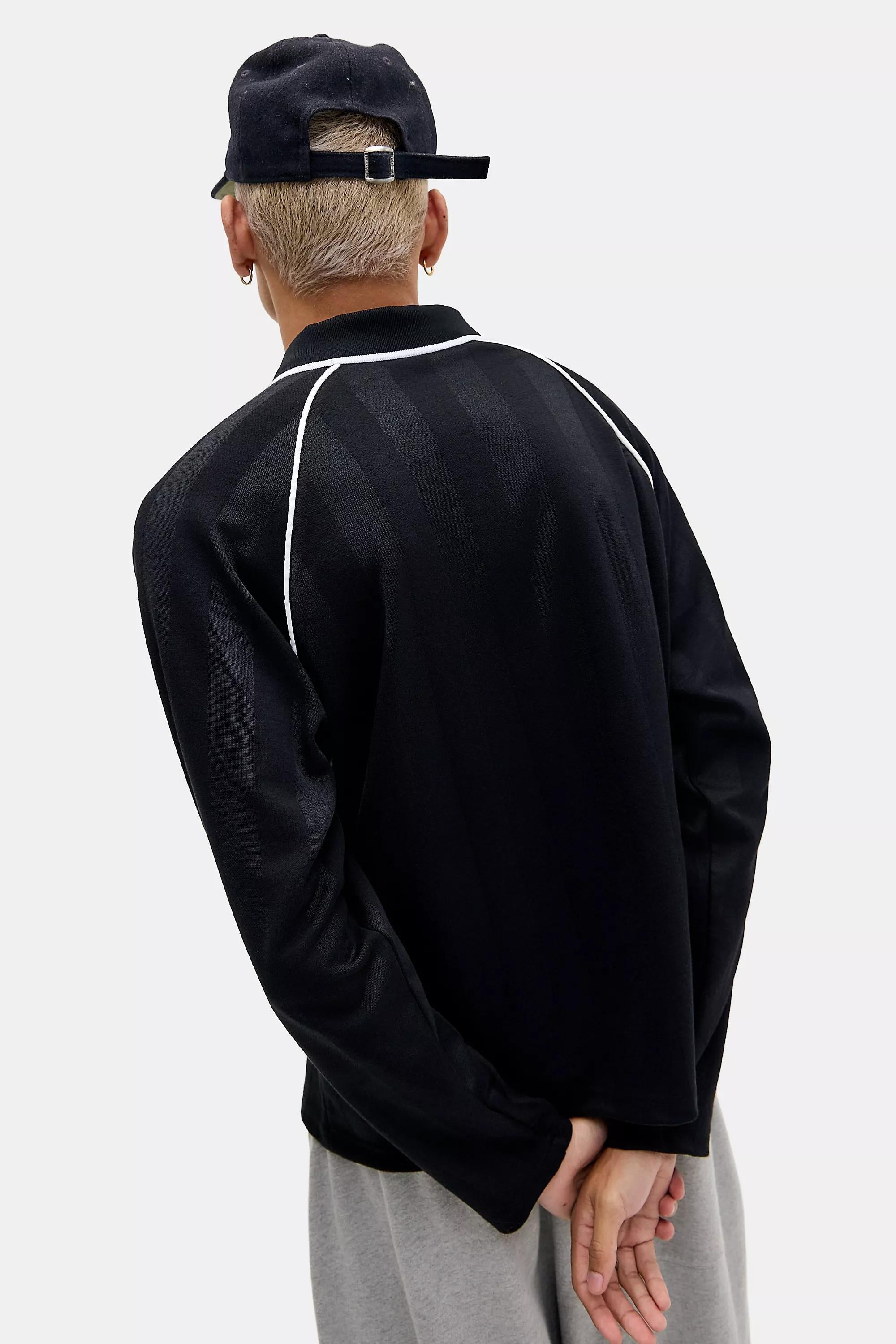 Black iets frans... Long Sleeve Football Shirt, BLK, large image number 3