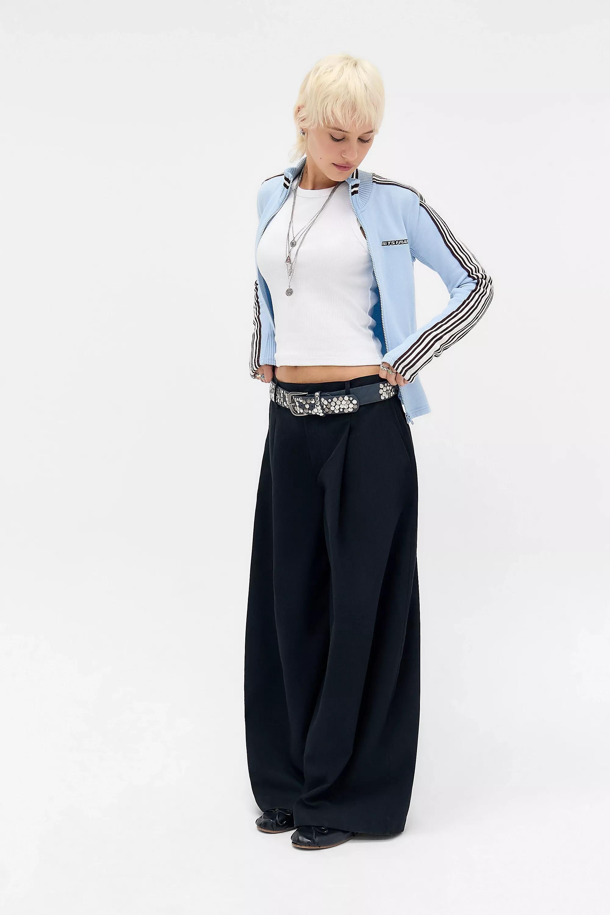 LT BLUE iets frans... Skyway Trip Track Top, LT BLUE, large image number 1