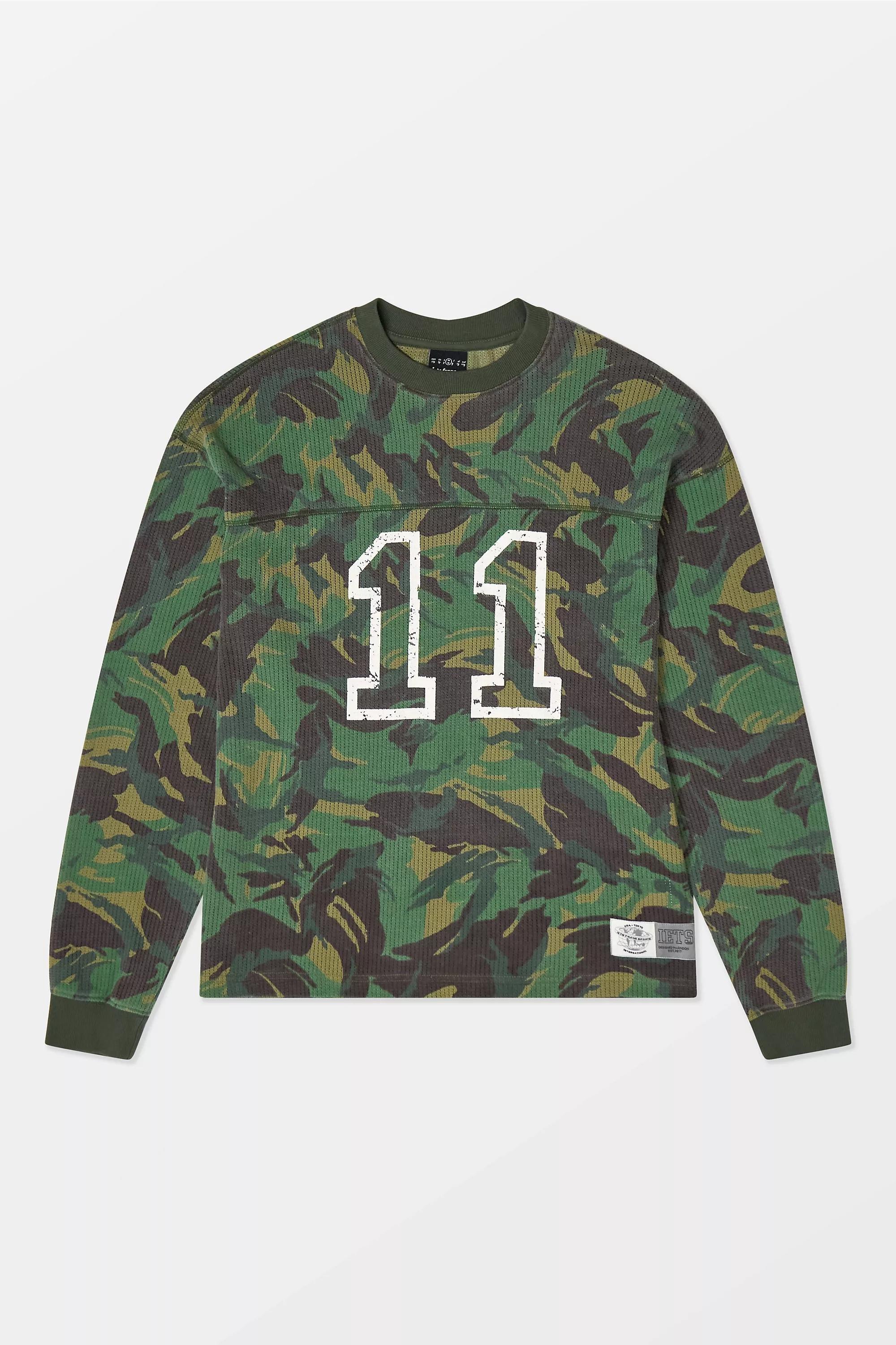 Khaki Iets Frans... Camo Long Sleeve Mesh T-Shirt, KHAKI, large image number 4