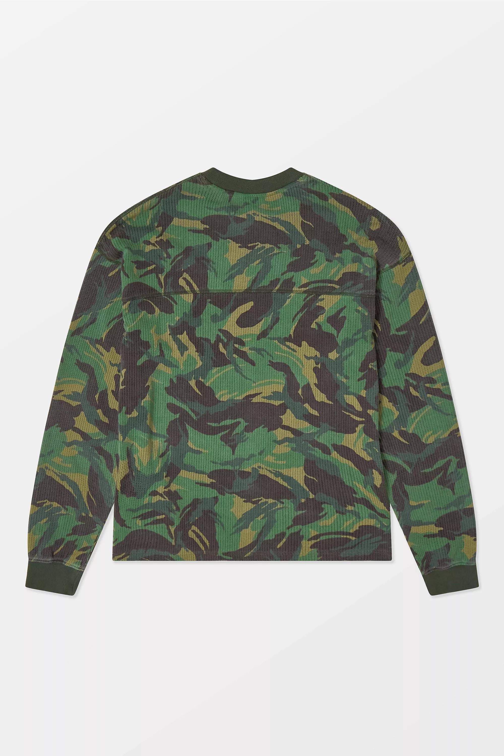 Khaki Iets Frans... Camo Long Sleeve Mesh T-Shirt, KHAKI, large image number 5