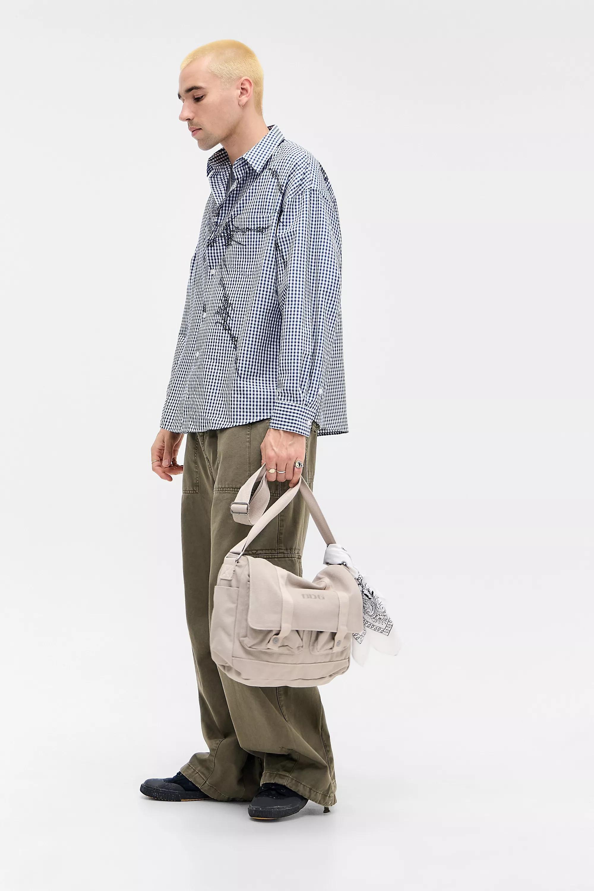 Blue Jaded London Checked Shirt, BLUE, large image number 2