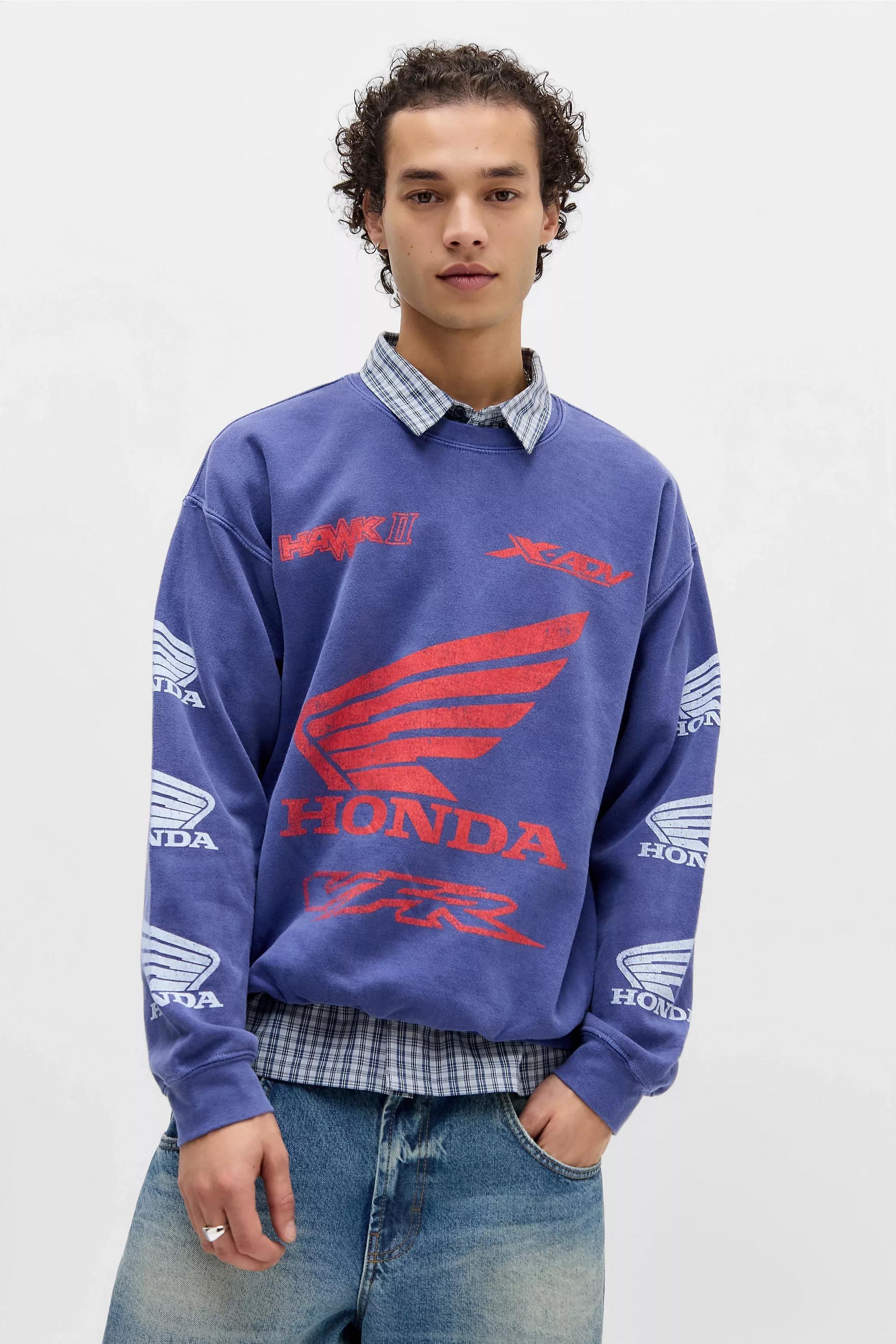Navy Uo Honda Motorcross Sweatshirt, NAVY, large image number 0