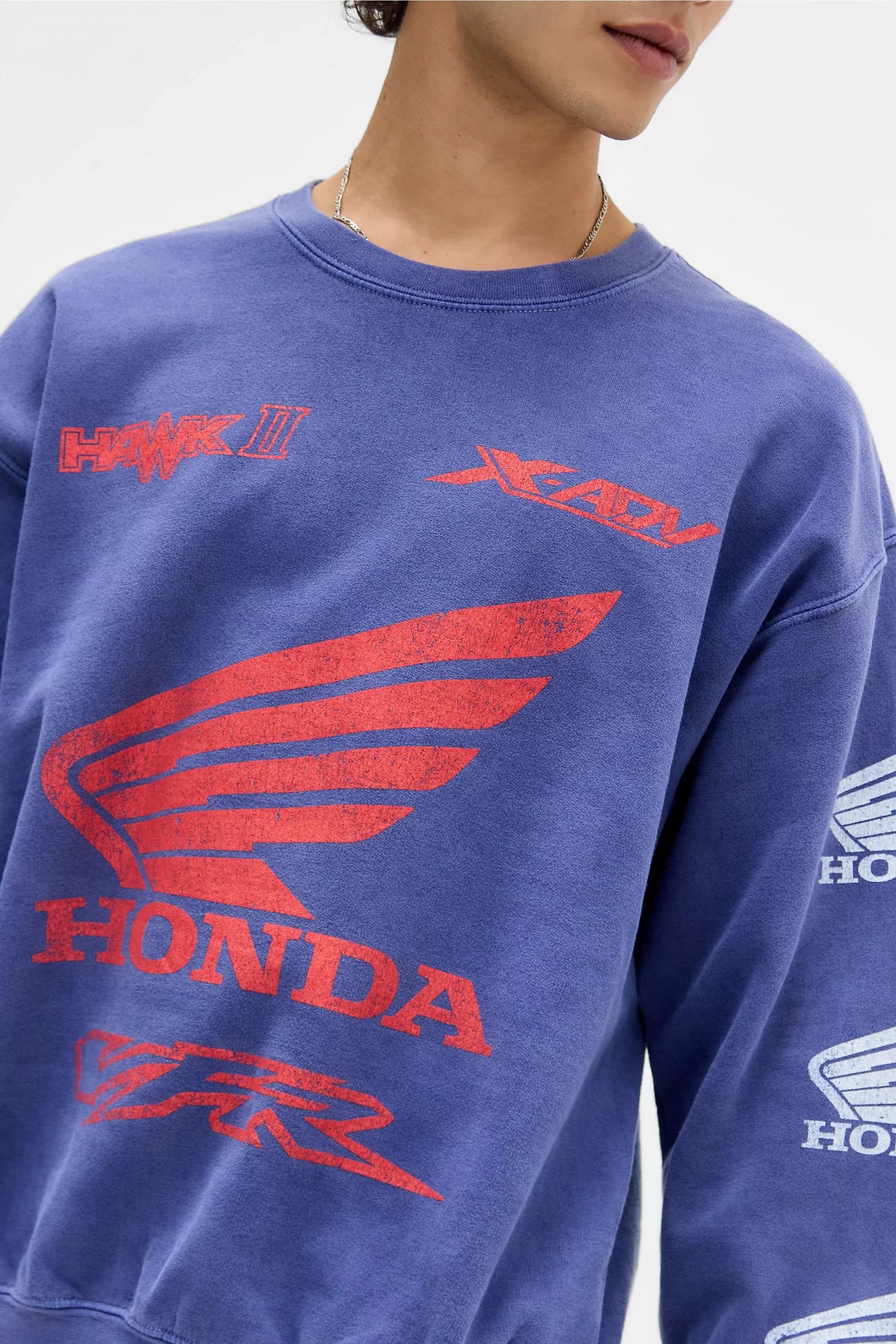 Navy Uo Honda Motorcross Sweatshirt, NAVY, large image number 2