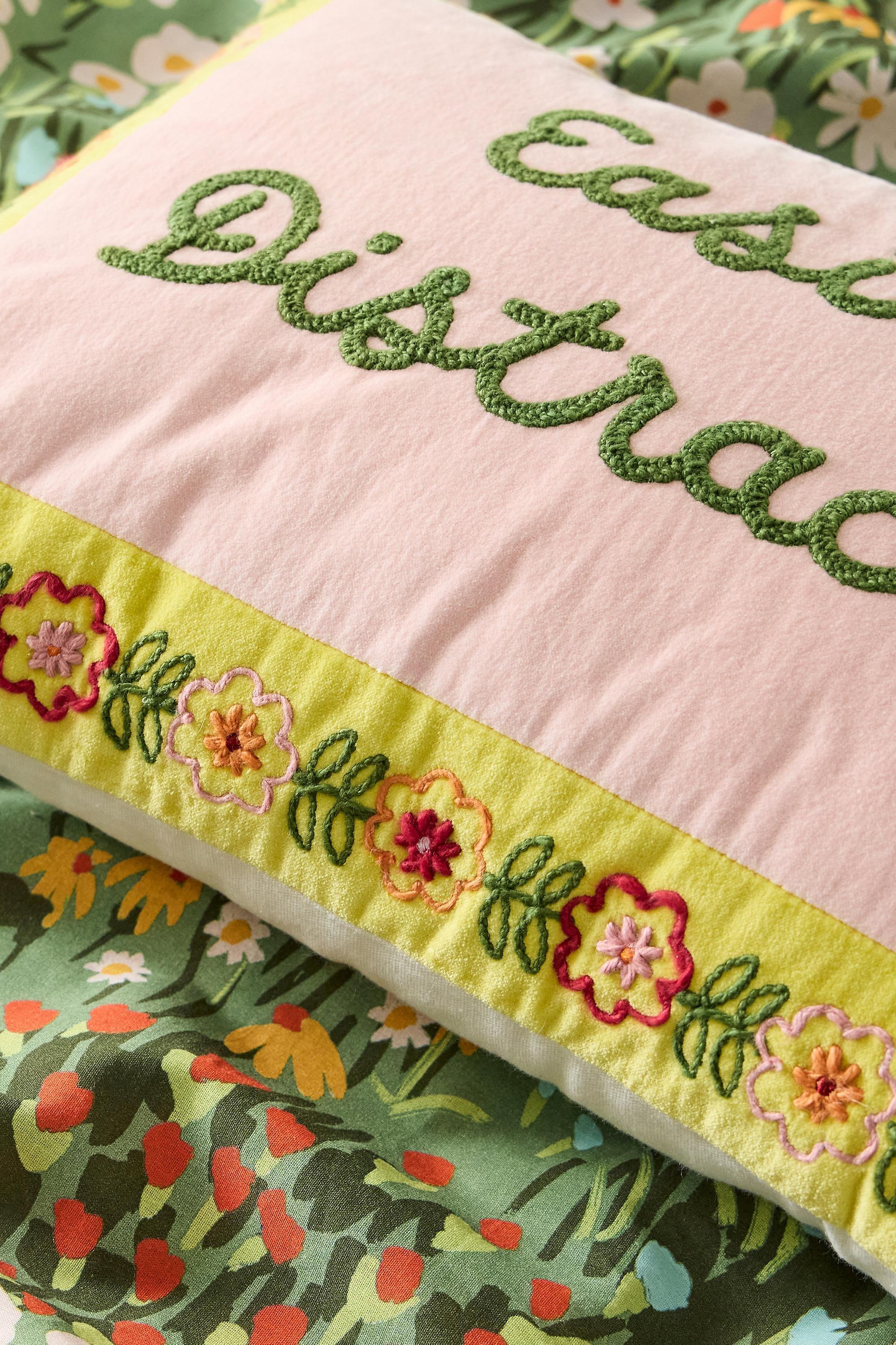 Yellow Easily Distracted Cushion, YEL, large image number 1