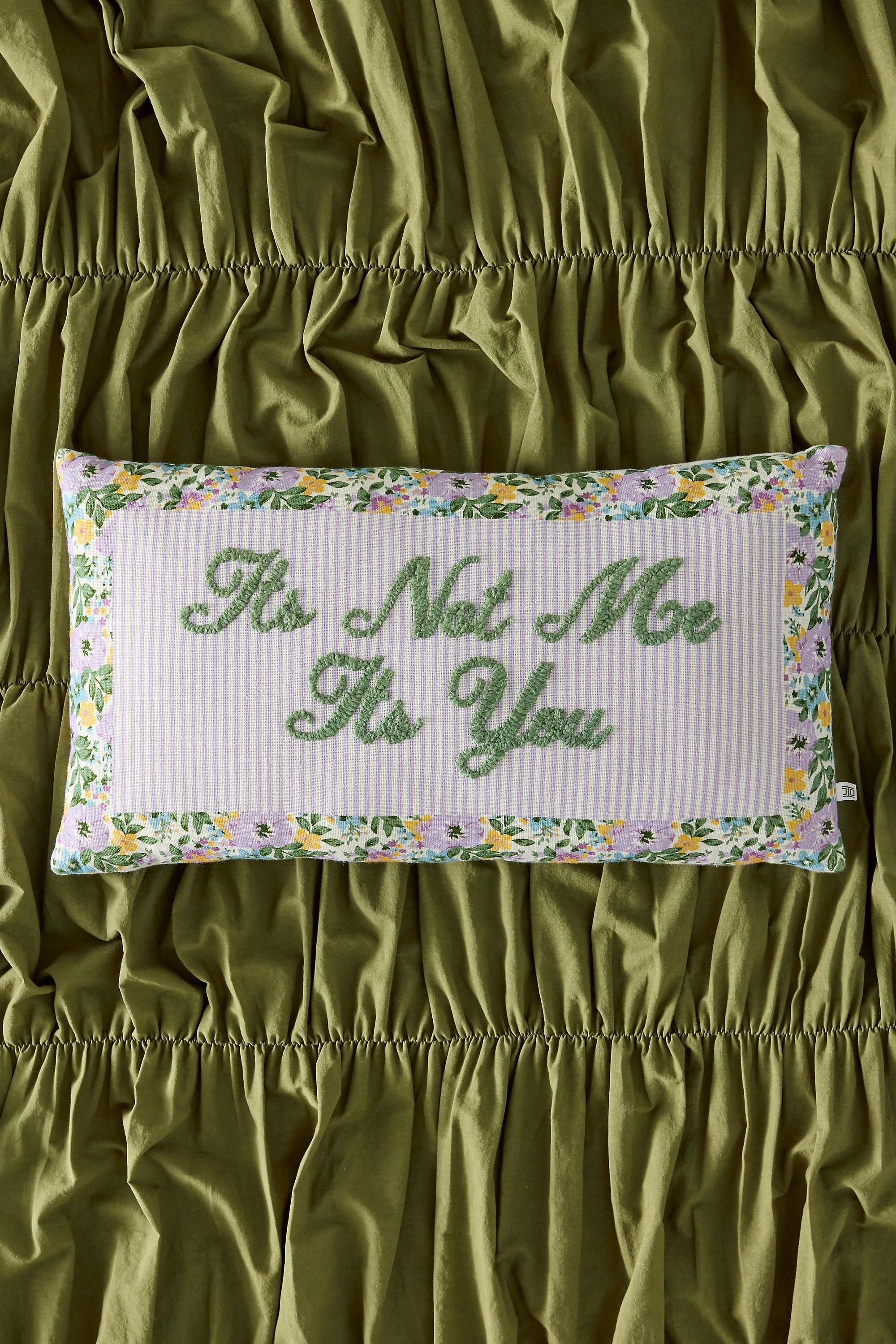 Purple Its Not Me Its You Cushion, LILAC, large image number 0