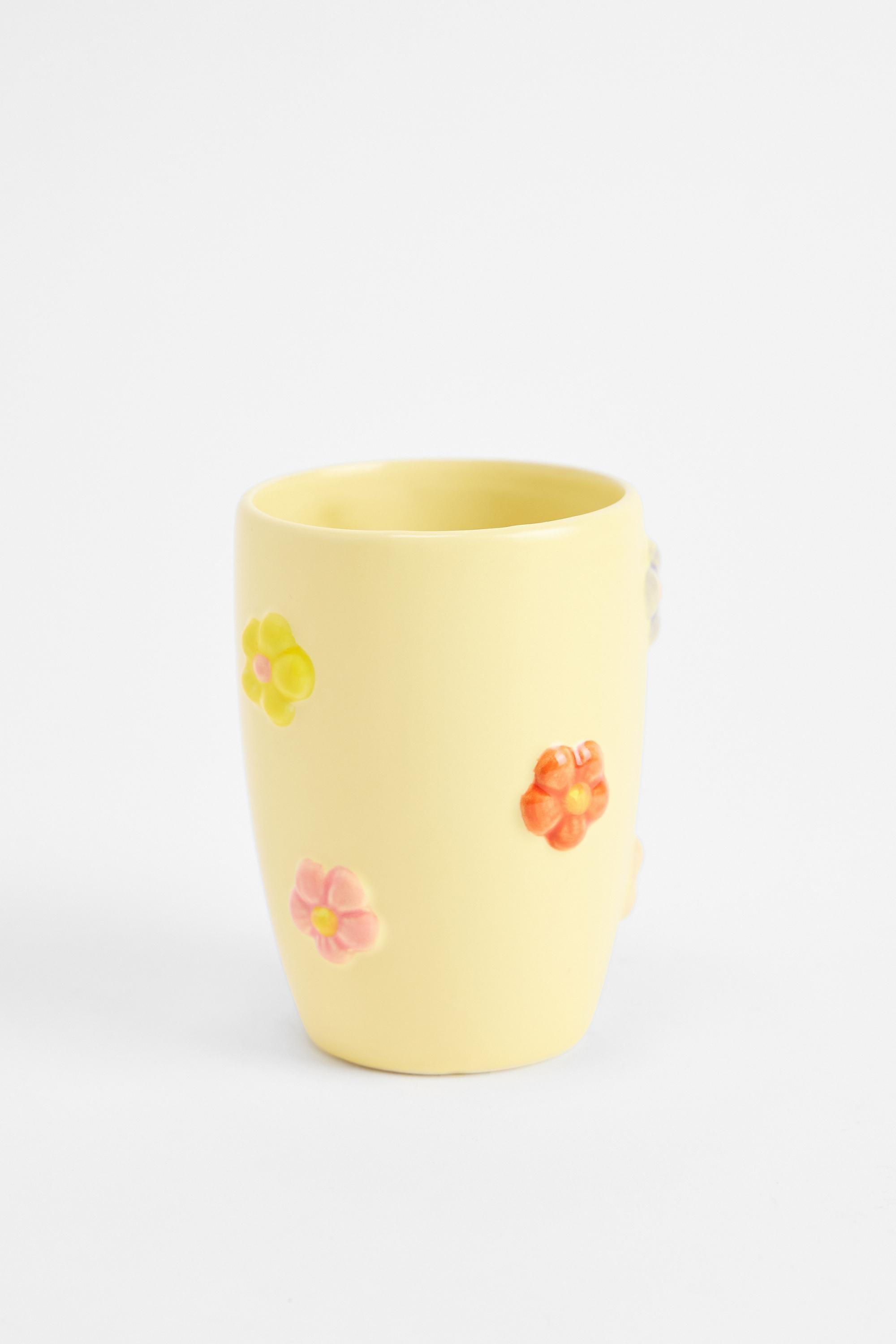YELLOW Yellow Daisy Storage Pot, YEL, large image number 3