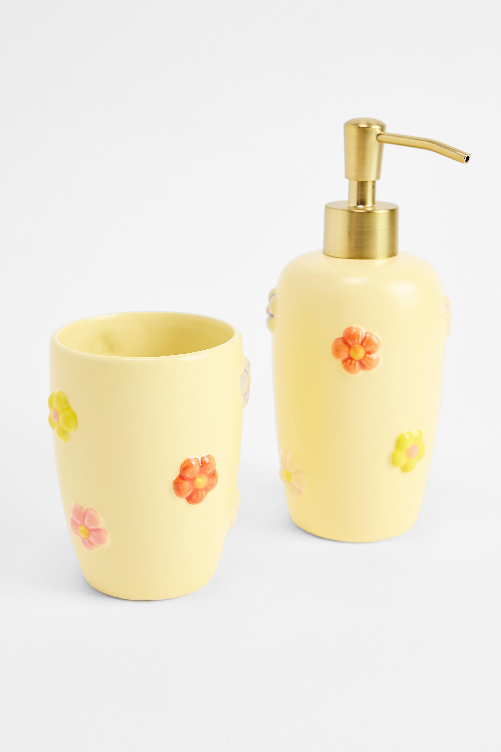 YELLOW Yellow Daisy Storage Pot, YEL, large image number 5