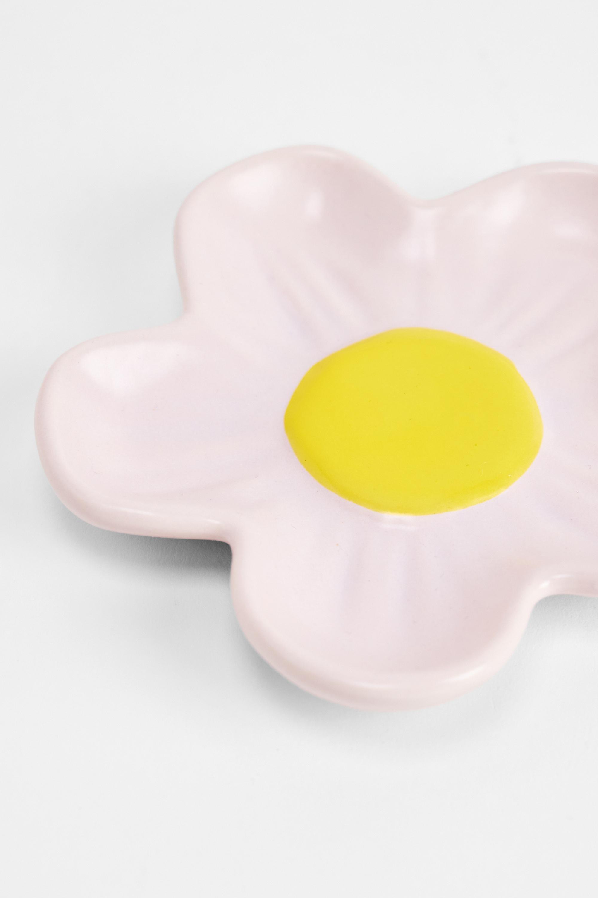 Yellow Daisy Soap Dish, YEL, large image number 4