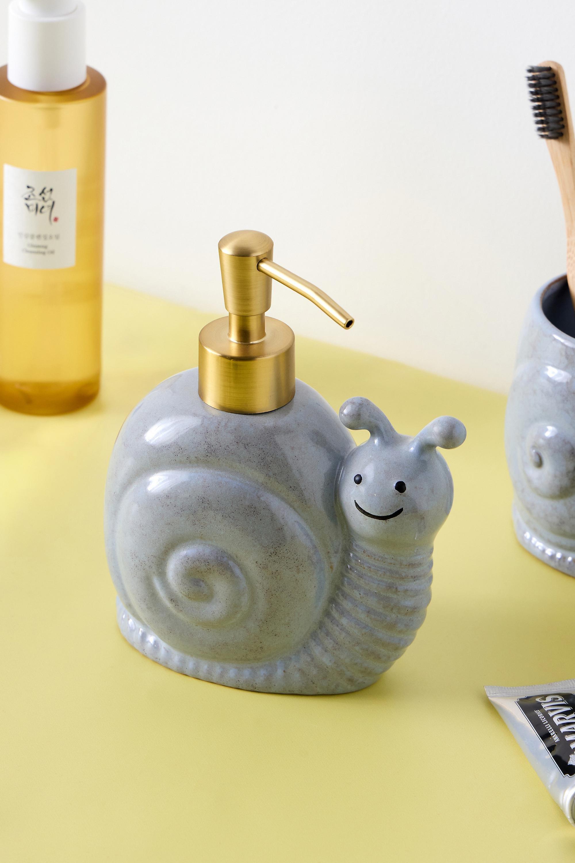 Blue Snail Soap Dispenser, BLUE, large image number 0