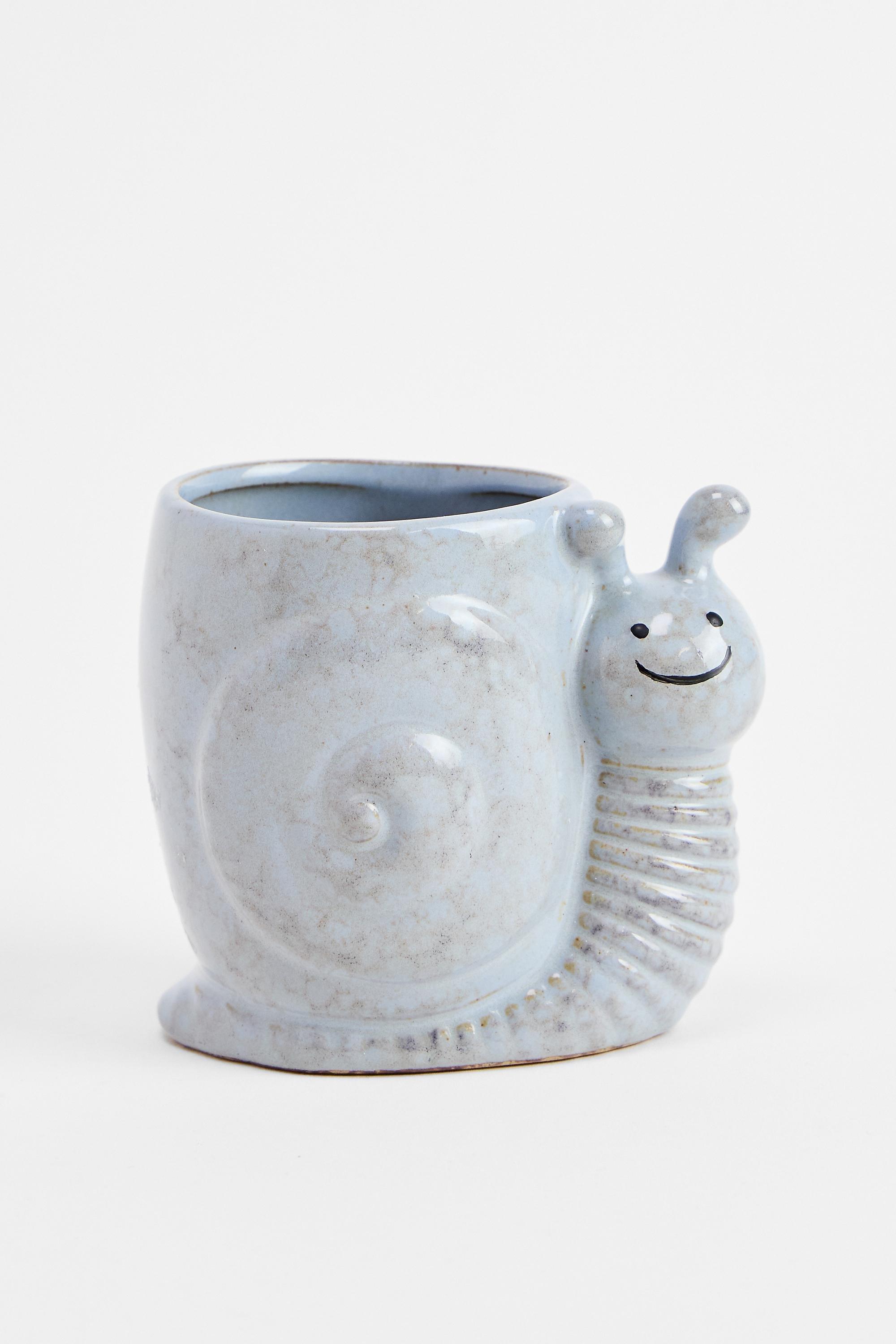 Blue Snail Storage Pot, BLUE, large image number 3