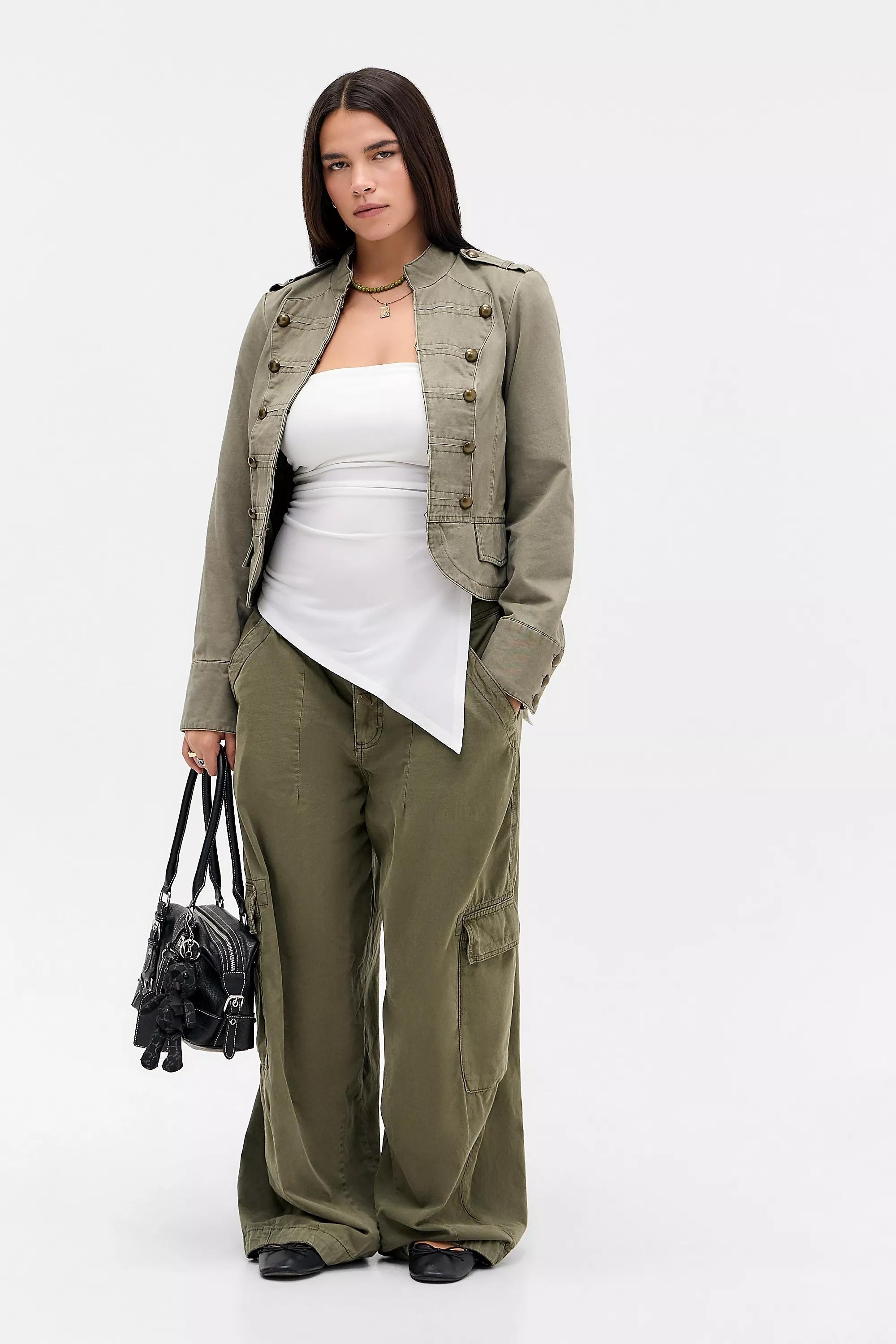 White Silence + Noise Ines Bandeau Top, WHT, large image number 1