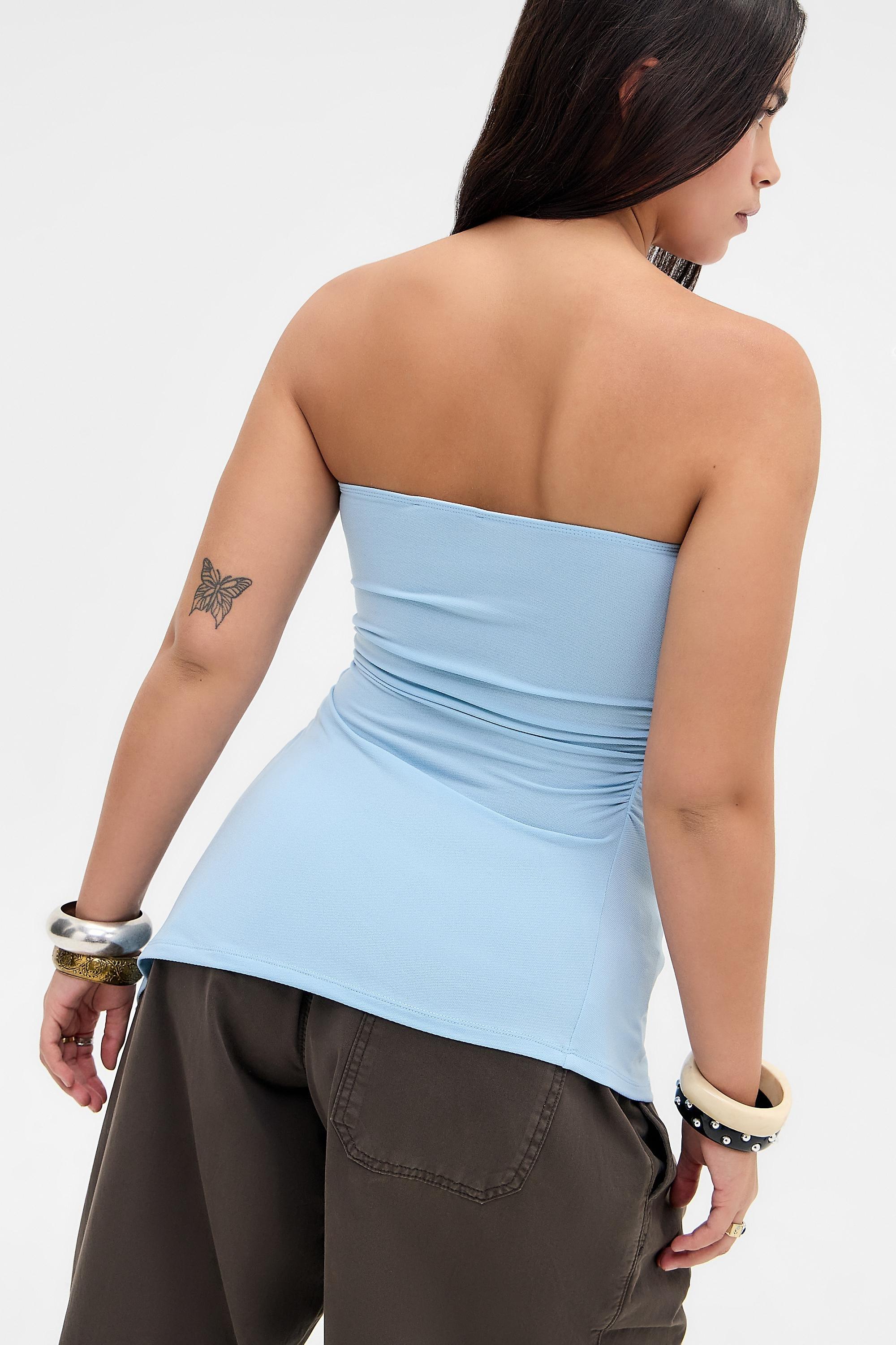 Blue Silence + Noise Ines Bandeau Top, BLUE, large image number 3