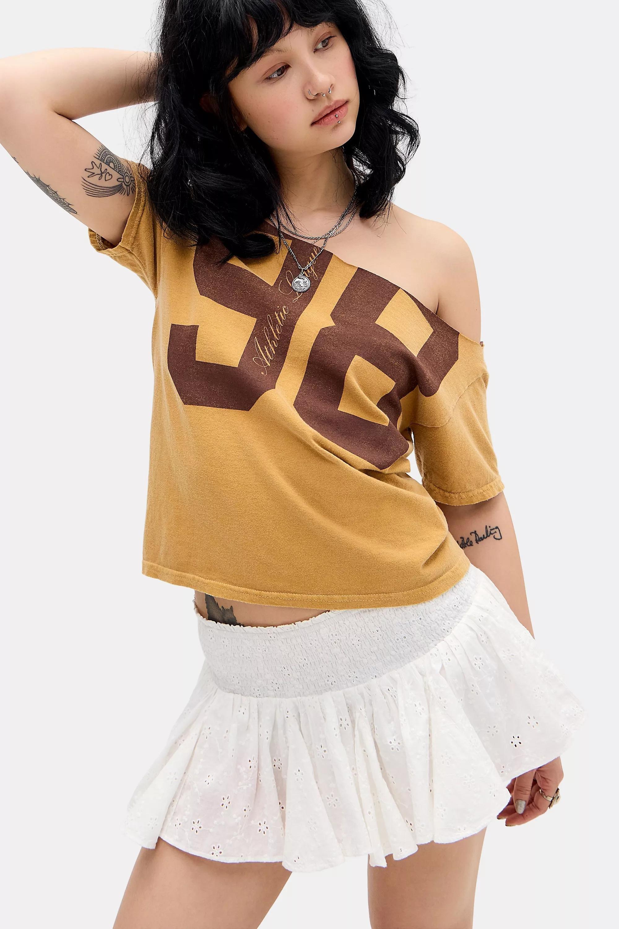 Cream Kimchie Blue Immy Broderie Skort, IVRY, large image number 0