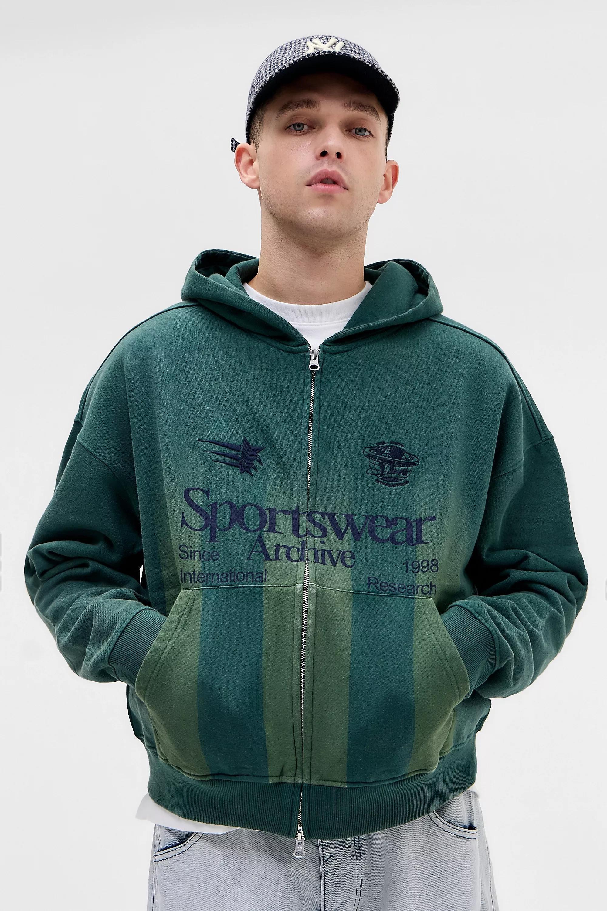 Green Iets Frans... Sportswear Zip-Through Hoodie, GRN, large image number 0