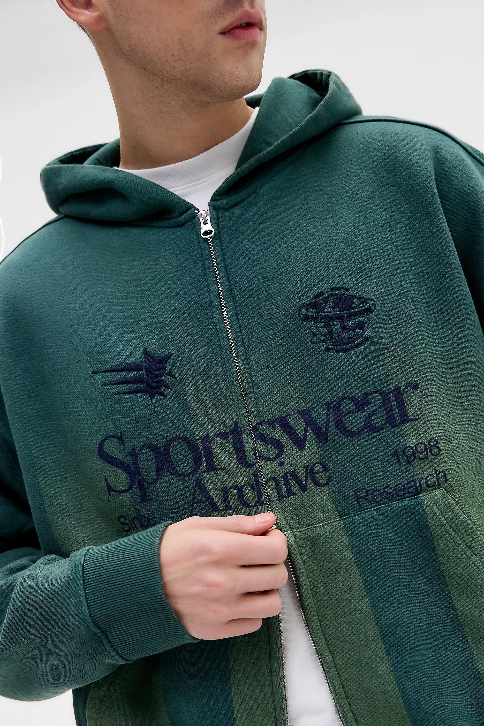 Green Iets Frans... Sportswear Zip-Through Hoodie, GRN, large image number 1